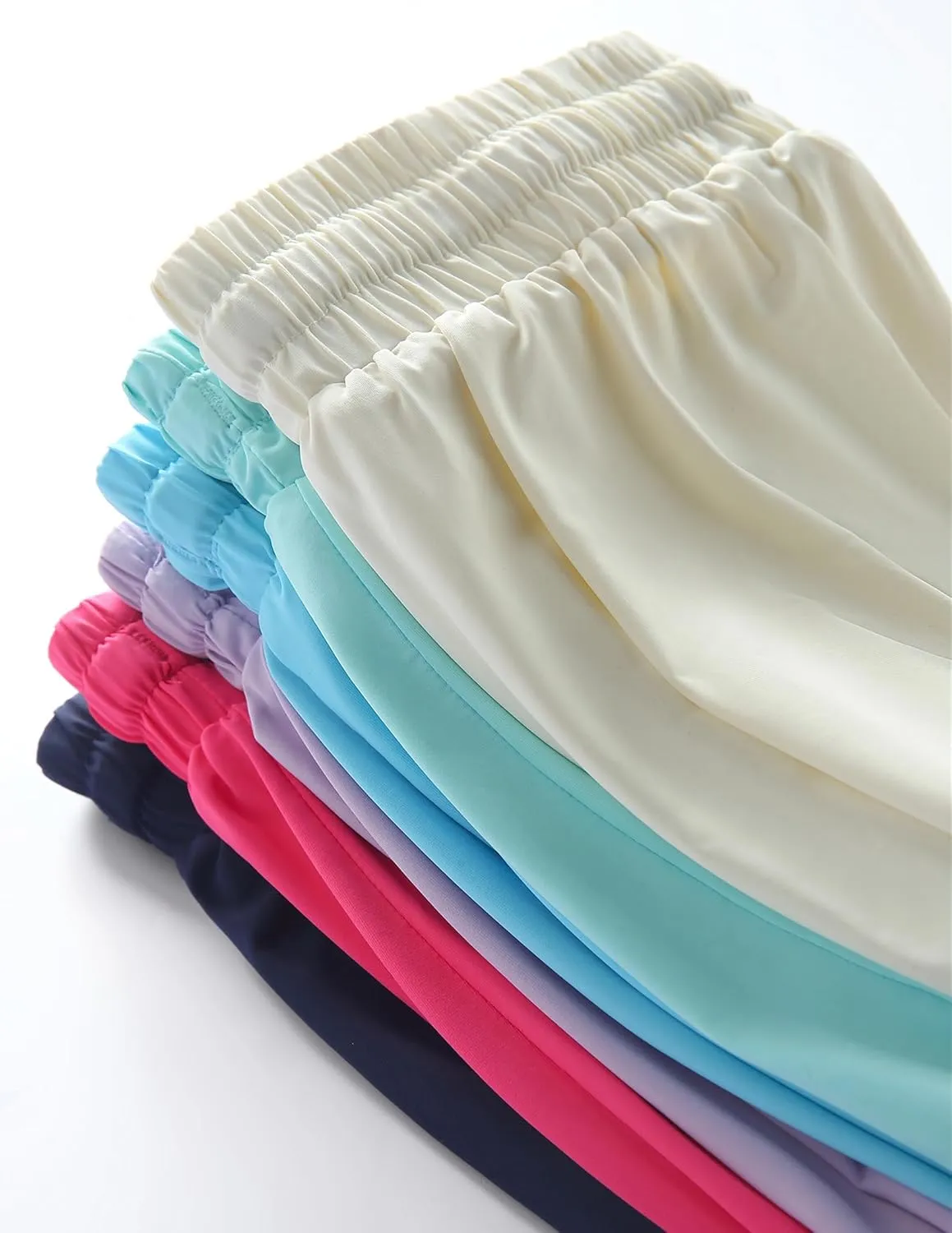 3 Pack Girls Flowy Shorts with Spandex Liner 2-in-1 Youth Butterfly Skirts for Fitness, Running, Sports