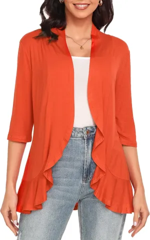Argstar Women's 3/4 Sleeve Cardigan (S-3XL)