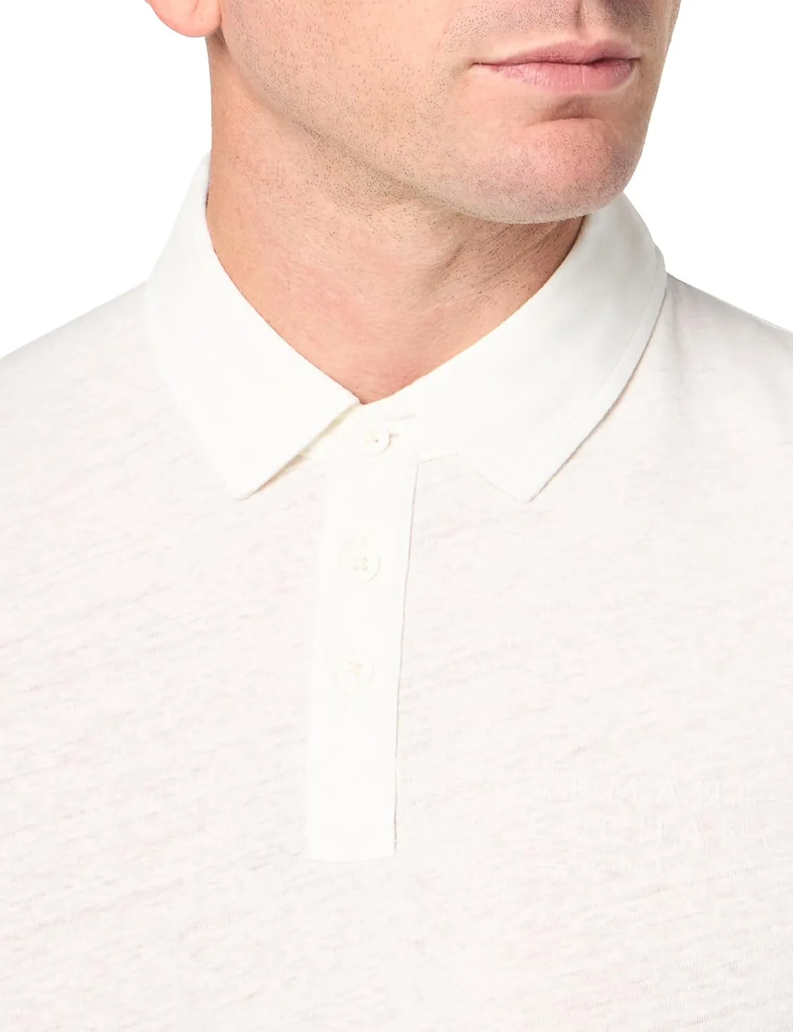 Armani Exchange Men's Regular Fit Linen Polo