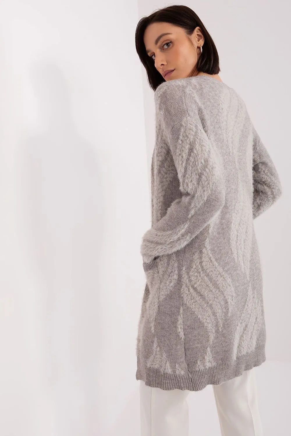 A.T. Casual European Open Bedspread Cardigan-model 188288