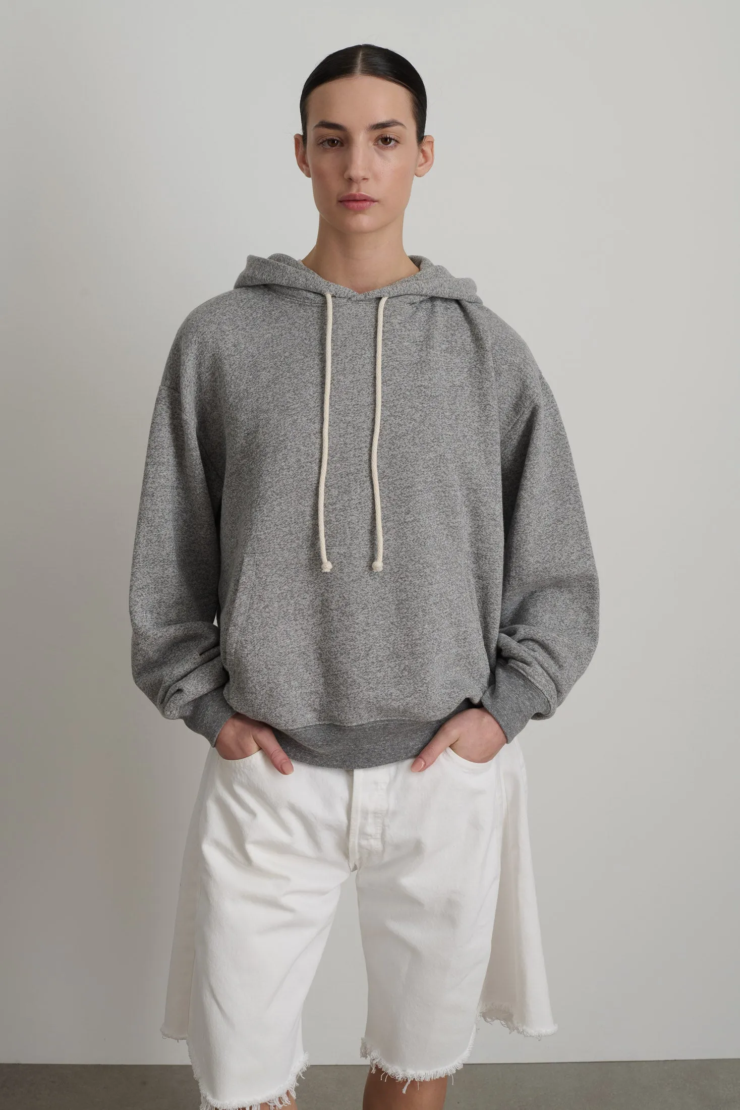 B Sides Hoodie Sweatshirt Grey Heather