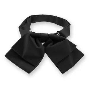 Black Floppy Bow Tie