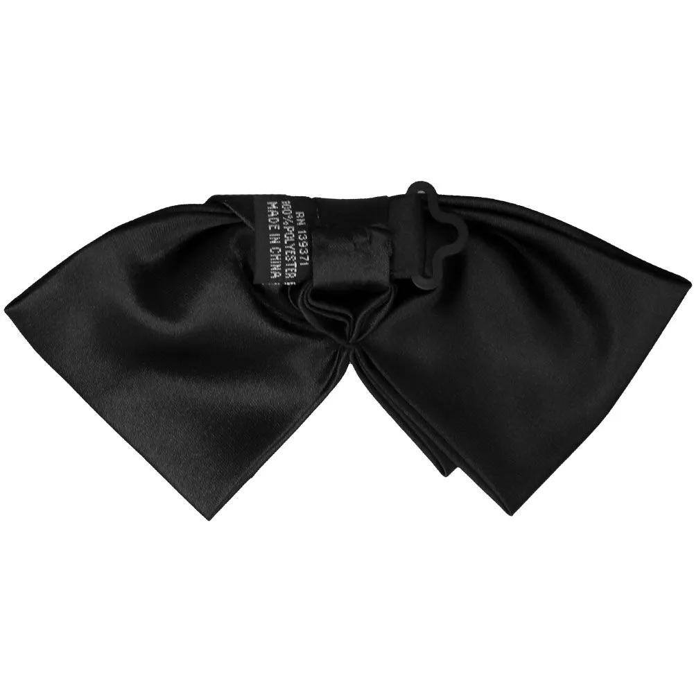 Black Floppy Bow Tie