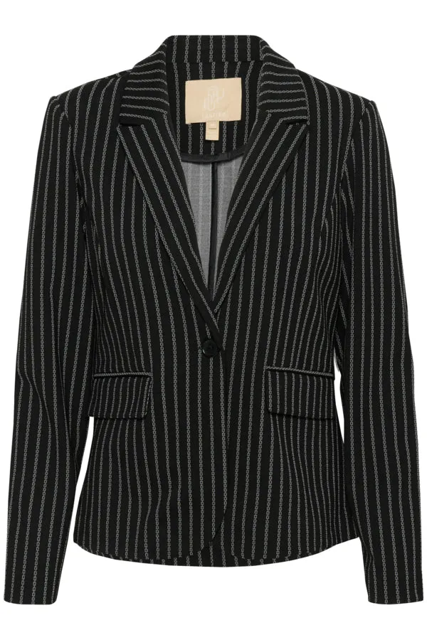Black Jersey Blazer