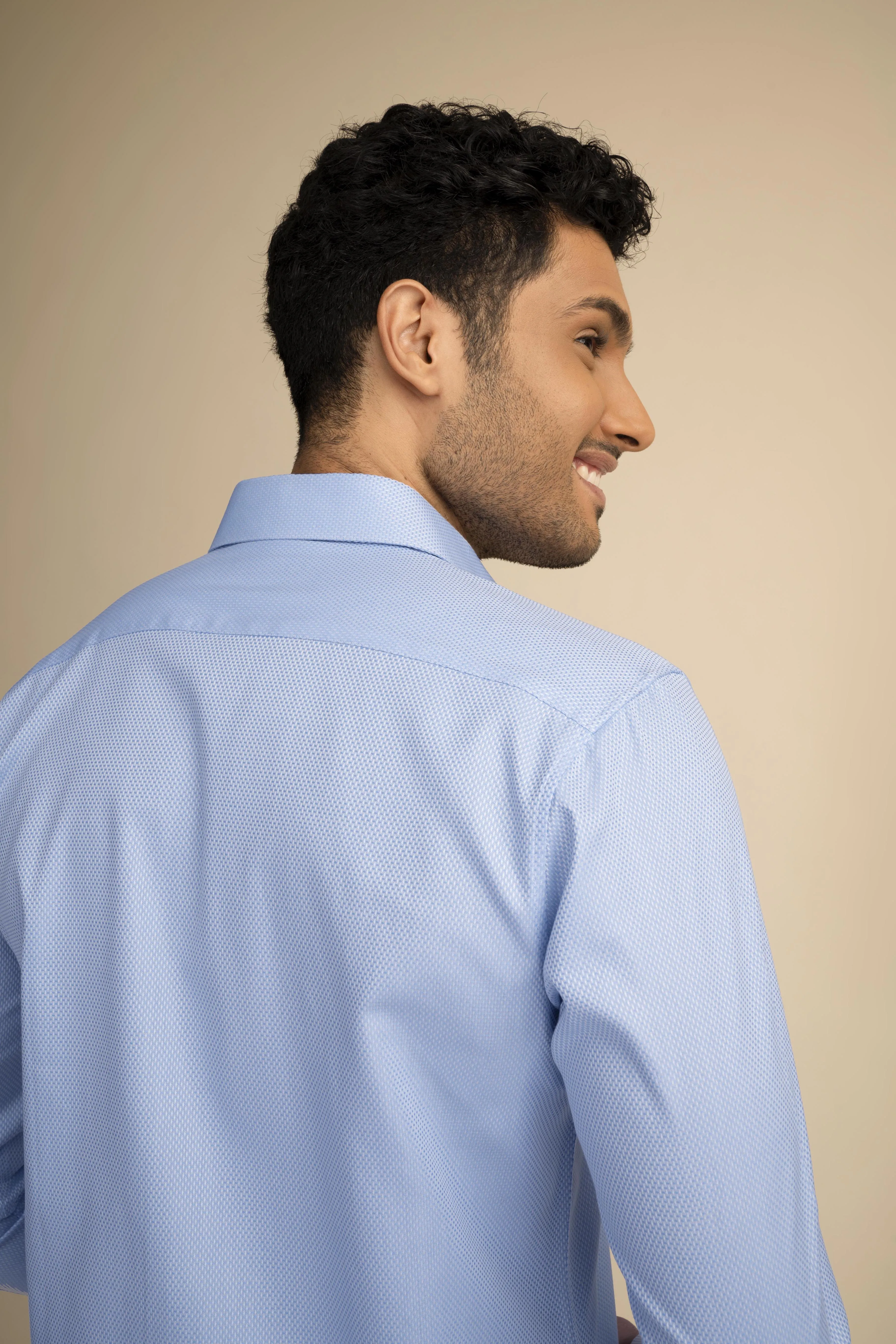 Blue Microdot Shirt