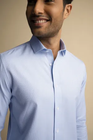 Blue Microdot Shirt