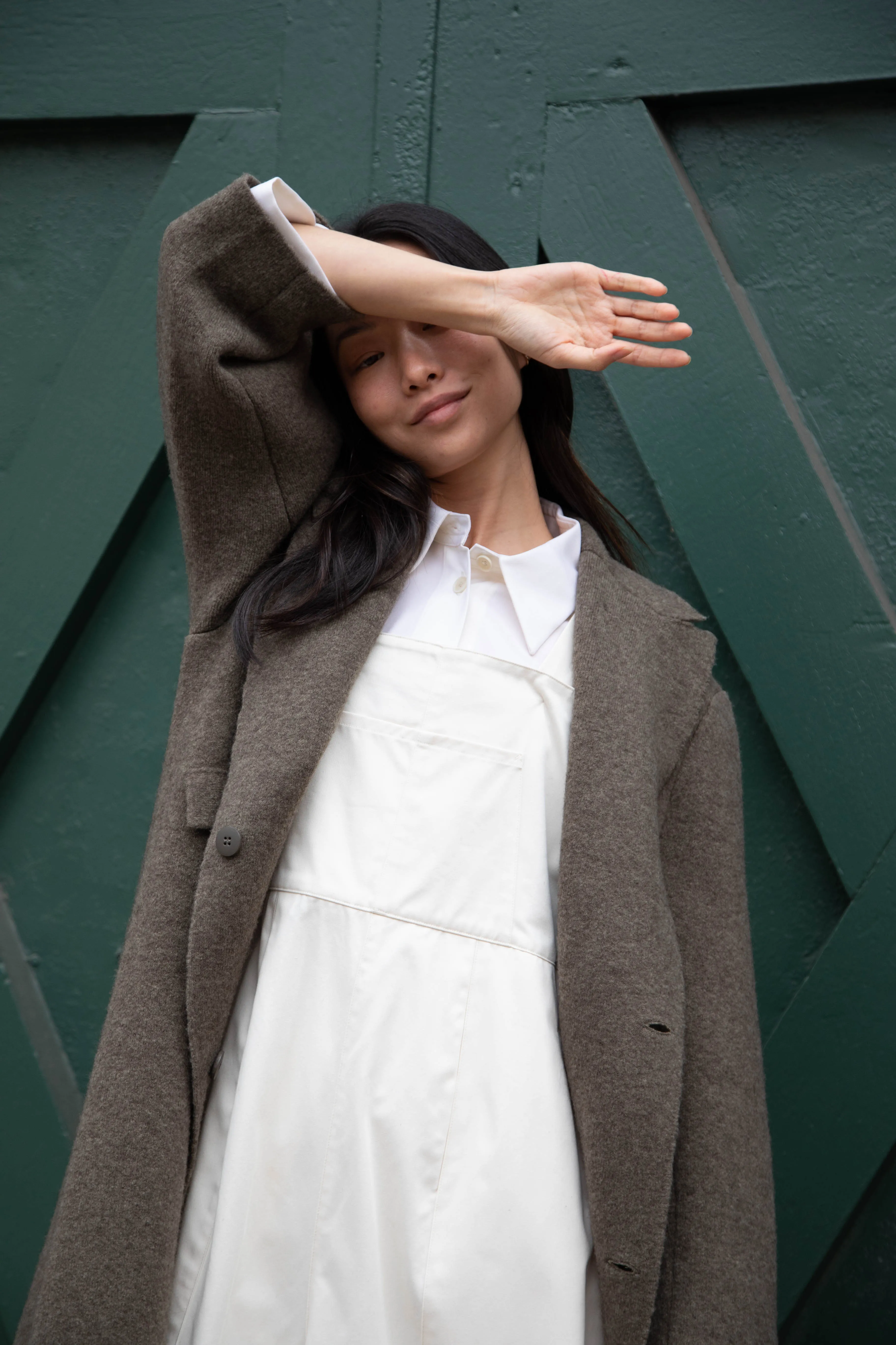 Boboutic | Double Outerwear Coat in Forest Green