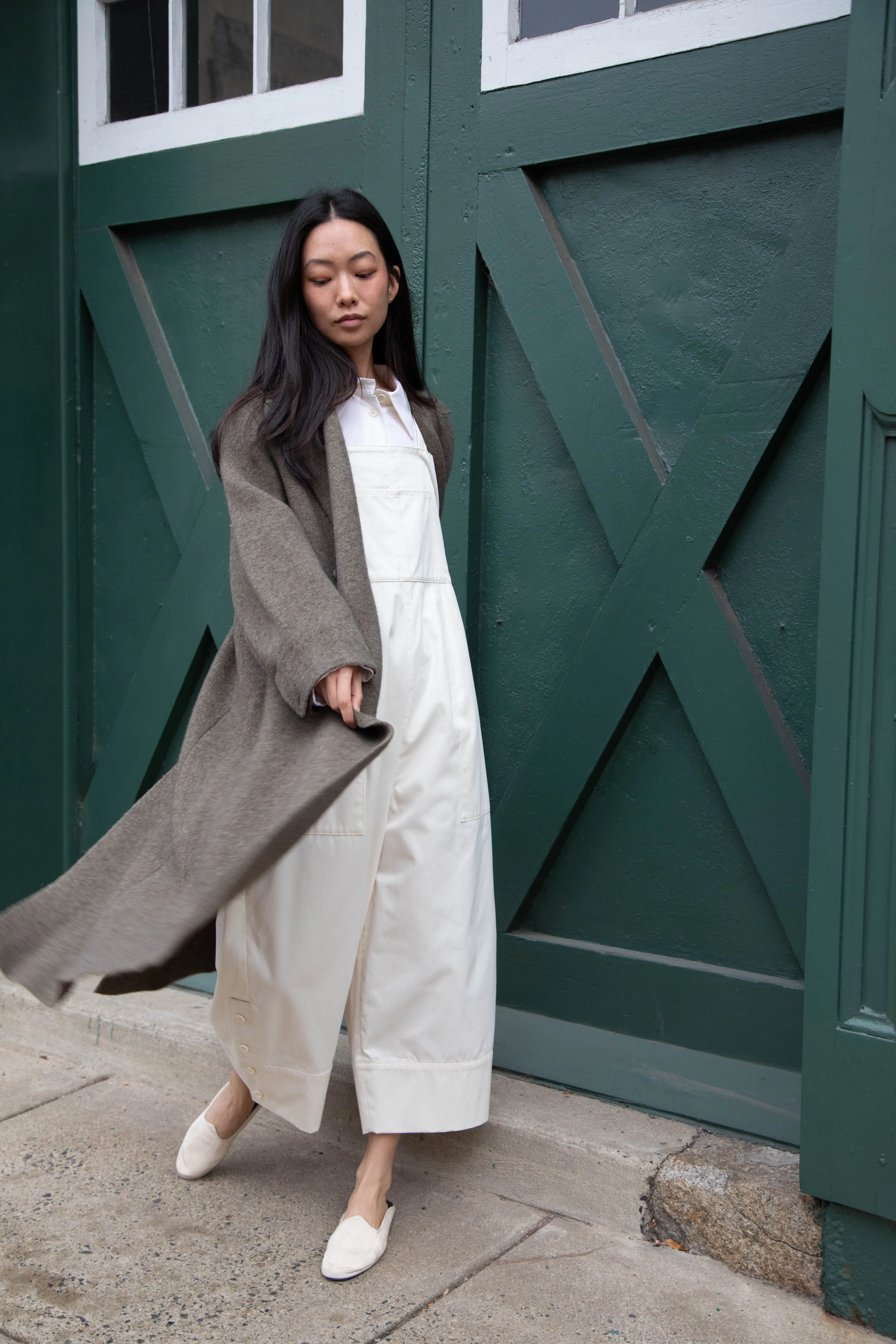 Boboutic | Double Outerwear Coat in Forest Green