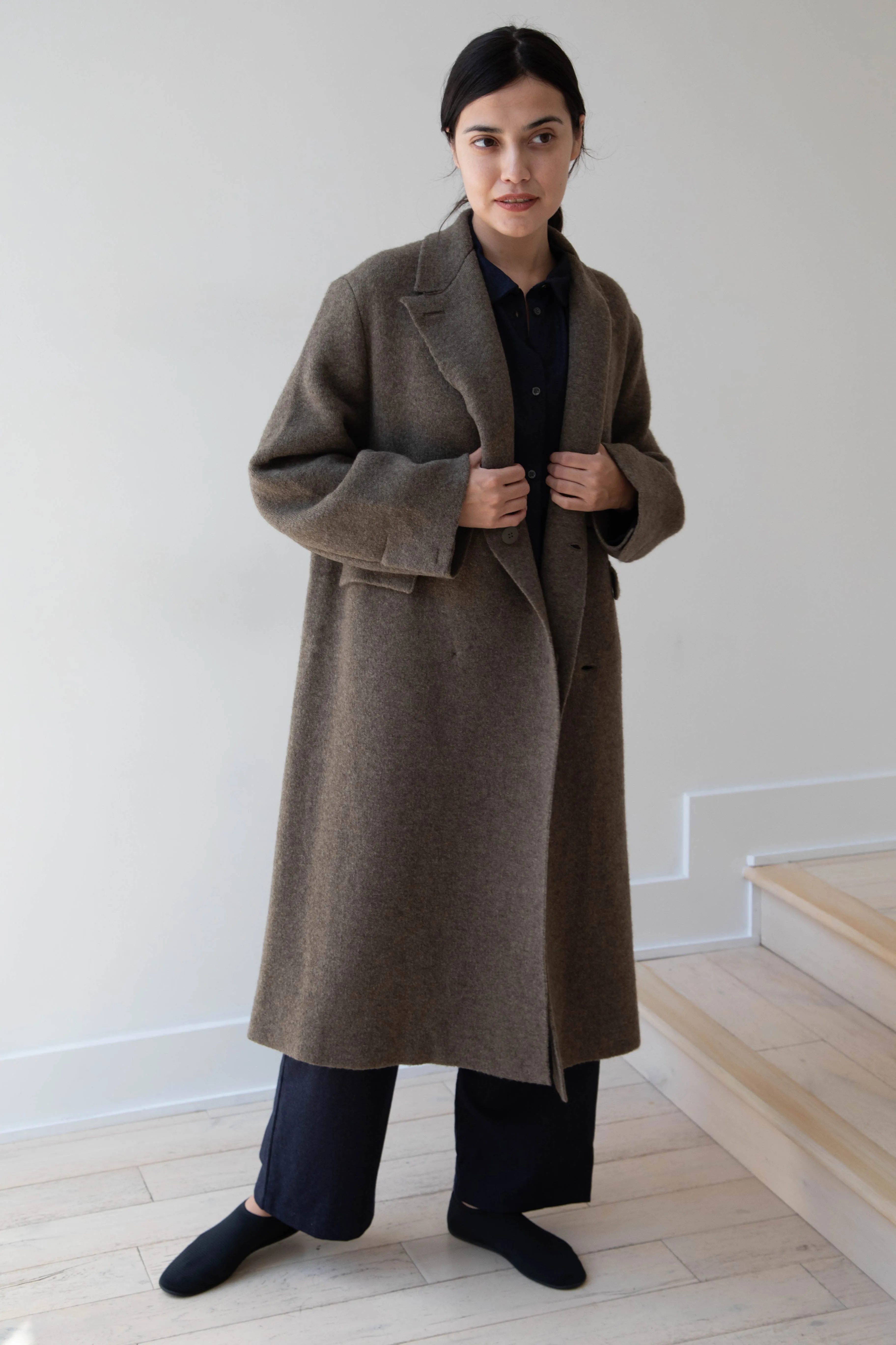 Boboutic | Double Outerwear Coat in Forest Green