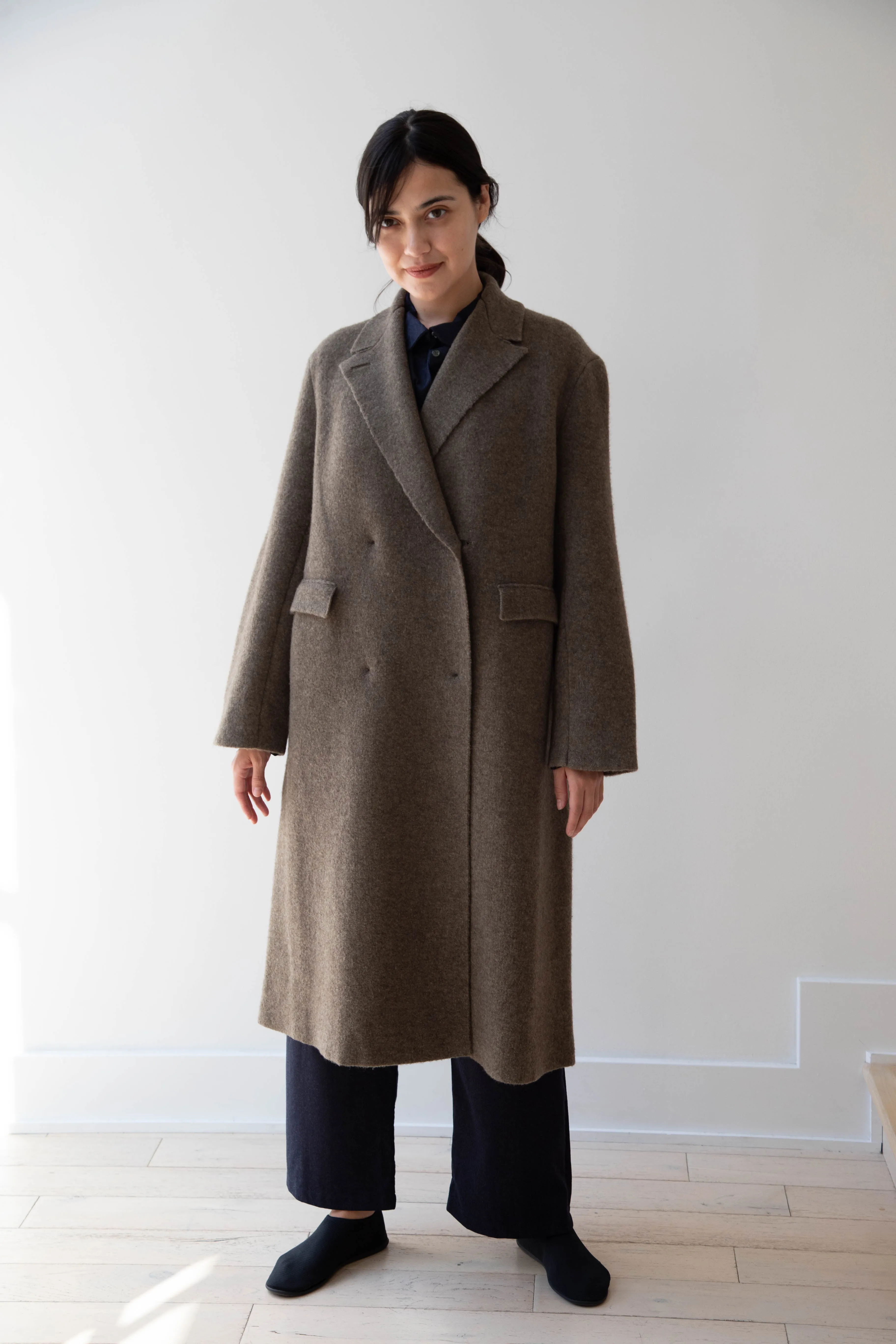 Boboutic | Double Outerwear Coat in Forest Green
