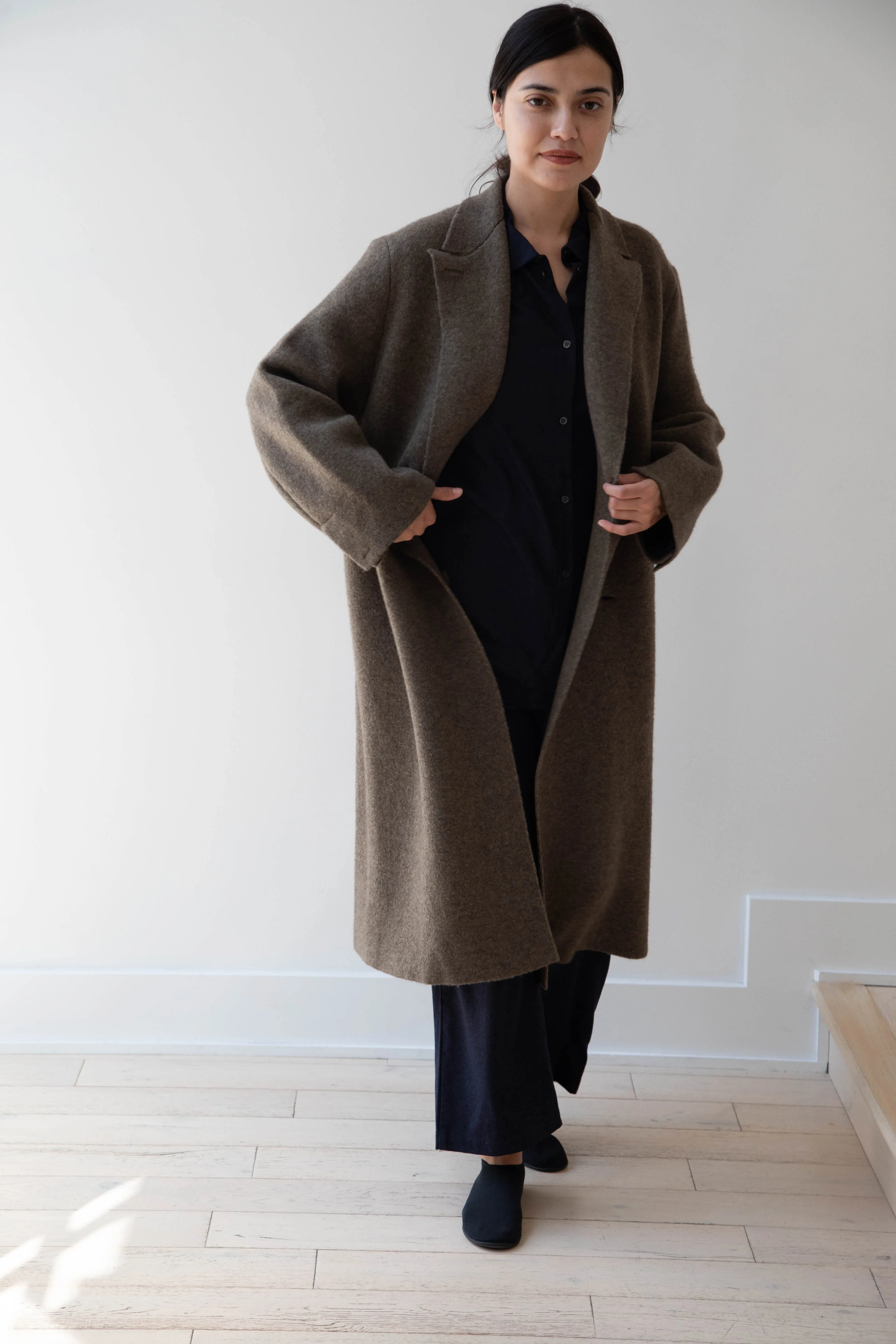 Boboutic | Double Outerwear Coat in Forest Green