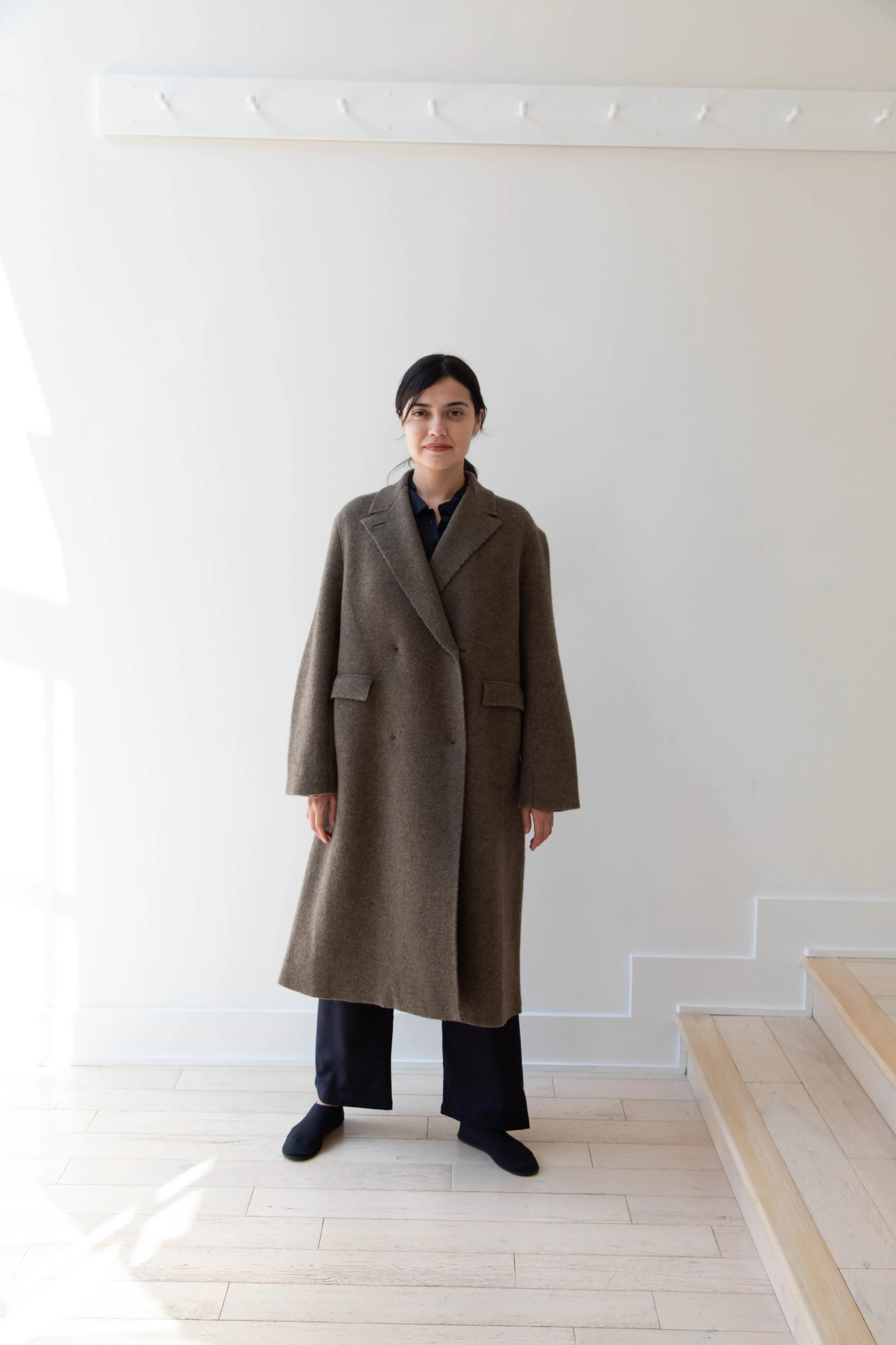 Boboutic | Double Outerwear Coat in Forest Green