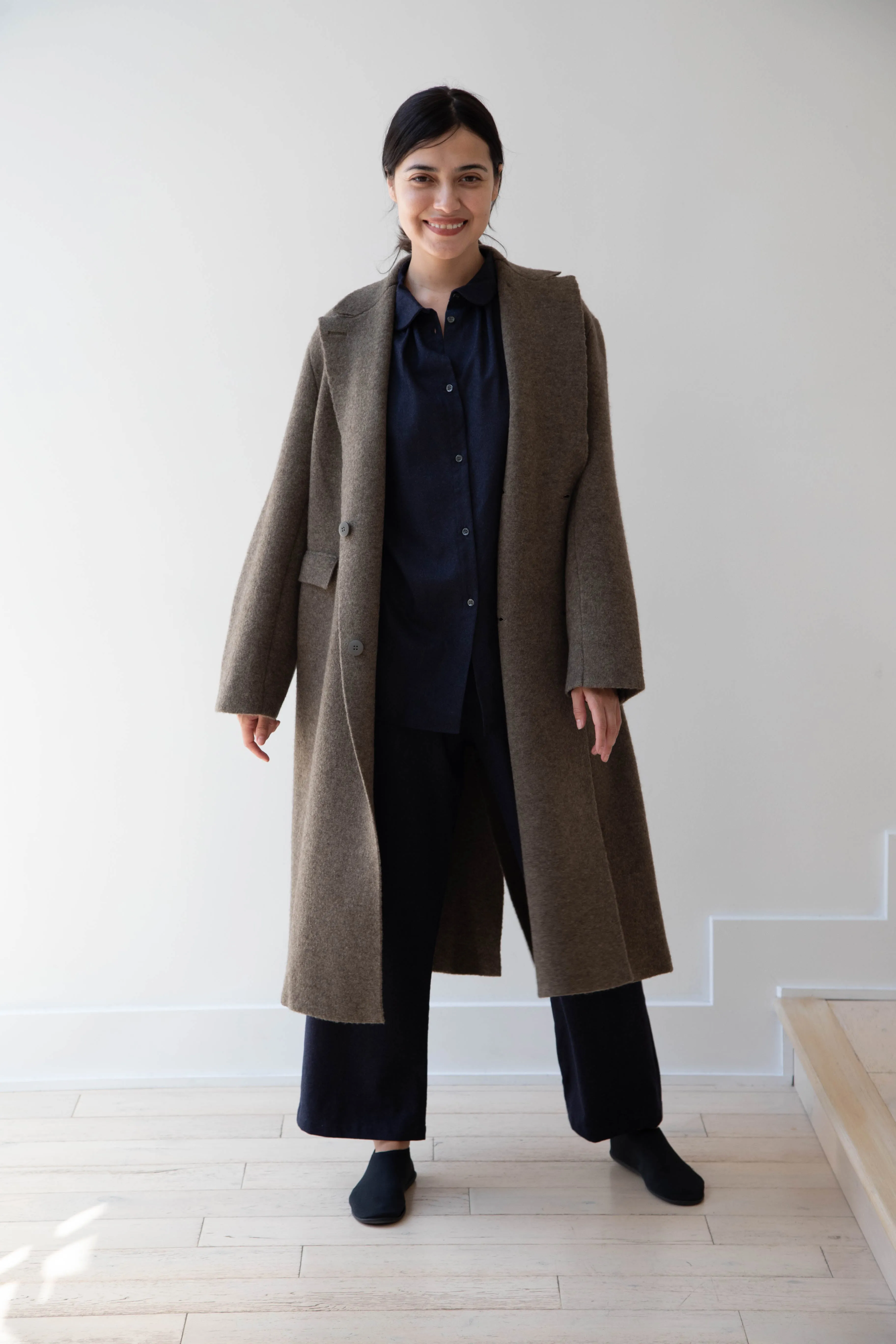 Boboutic | Double Outerwear Coat in Forest Green