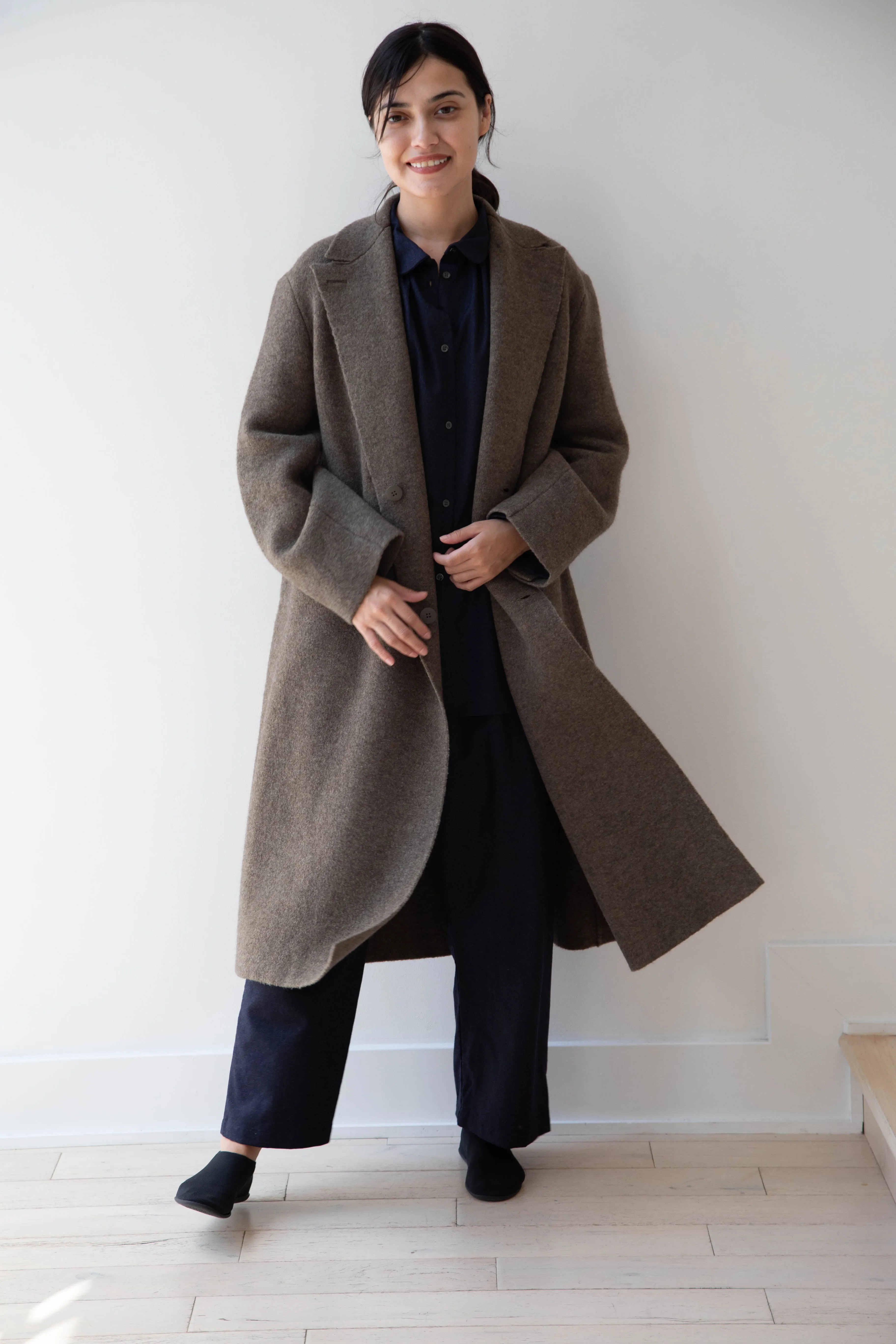 Boboutic | Double Outerwear Coat in Forest Green
