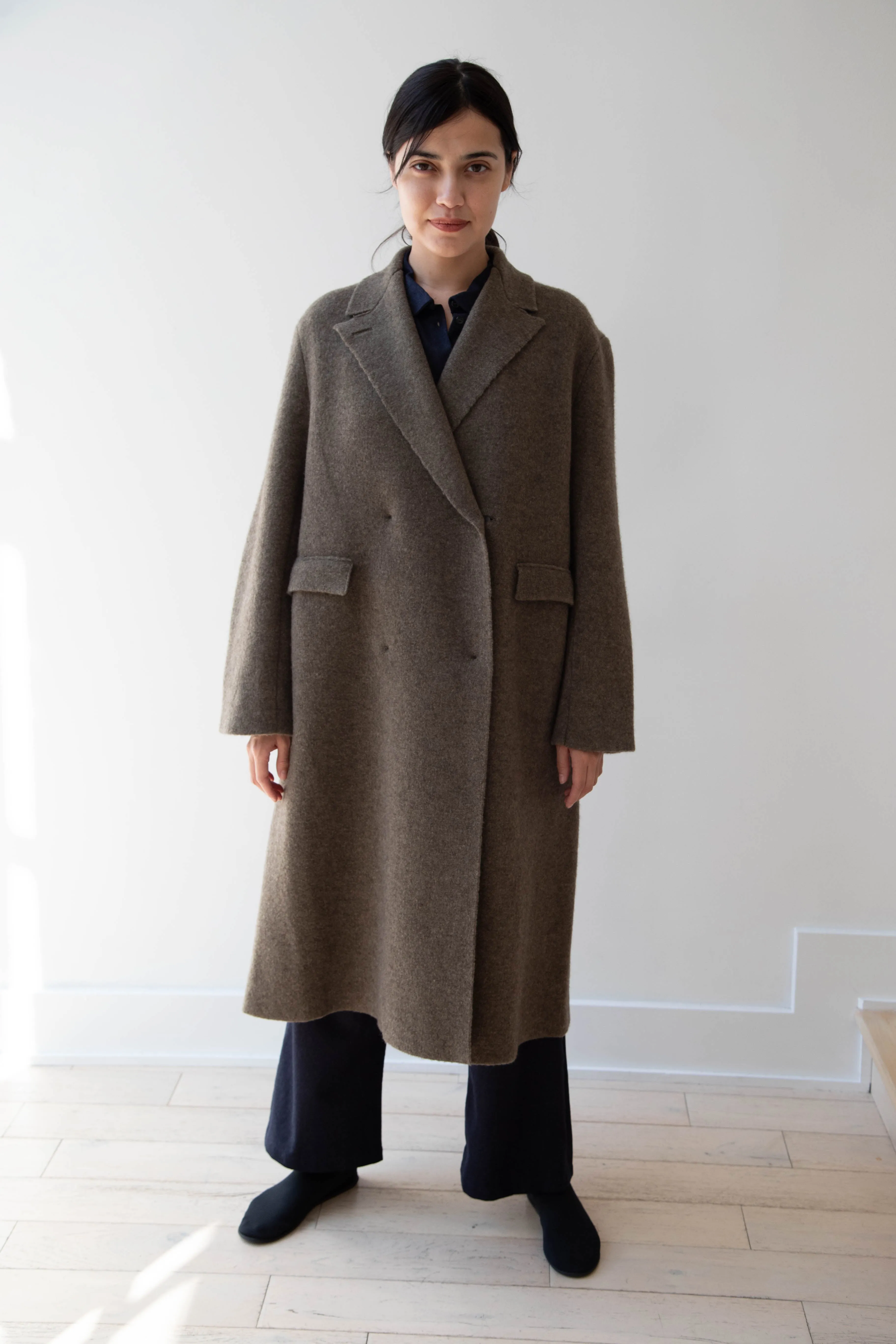 Boboutic | Double Outerwear Coat in Forest Green