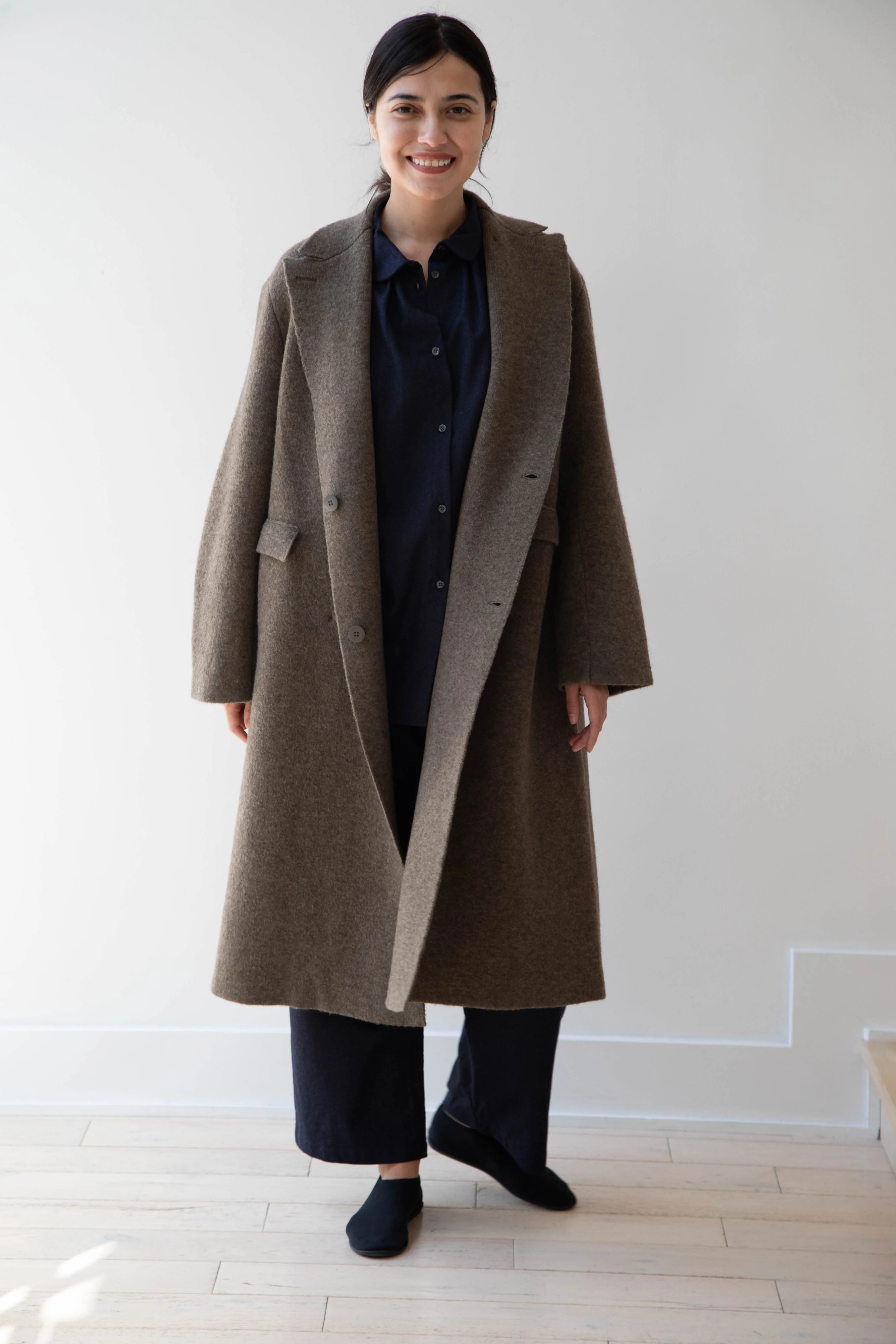 Boboutic | Double Outerwear Coat in Forest Green
