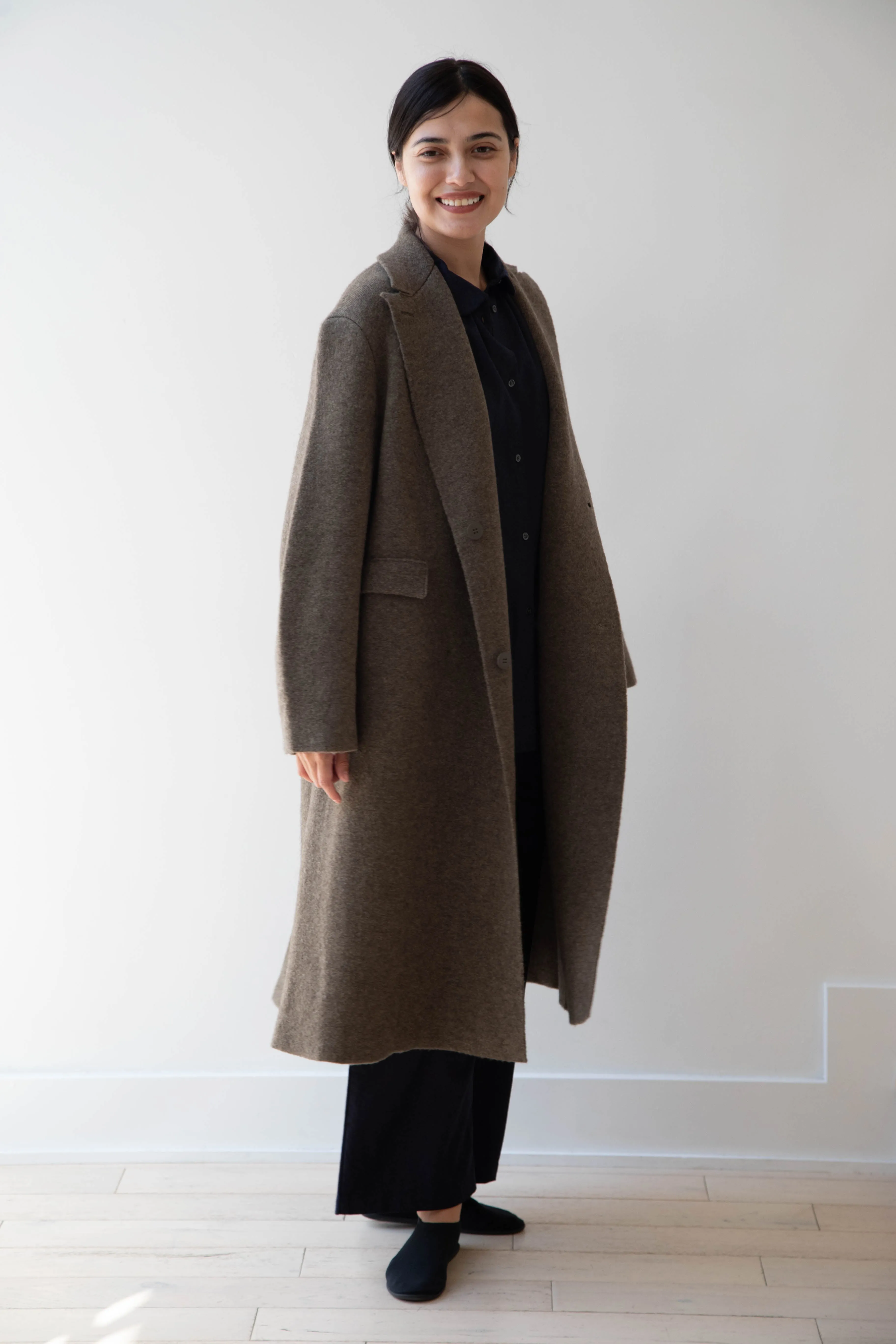 Boboutic | Double Outerwear Coat in Forest Green