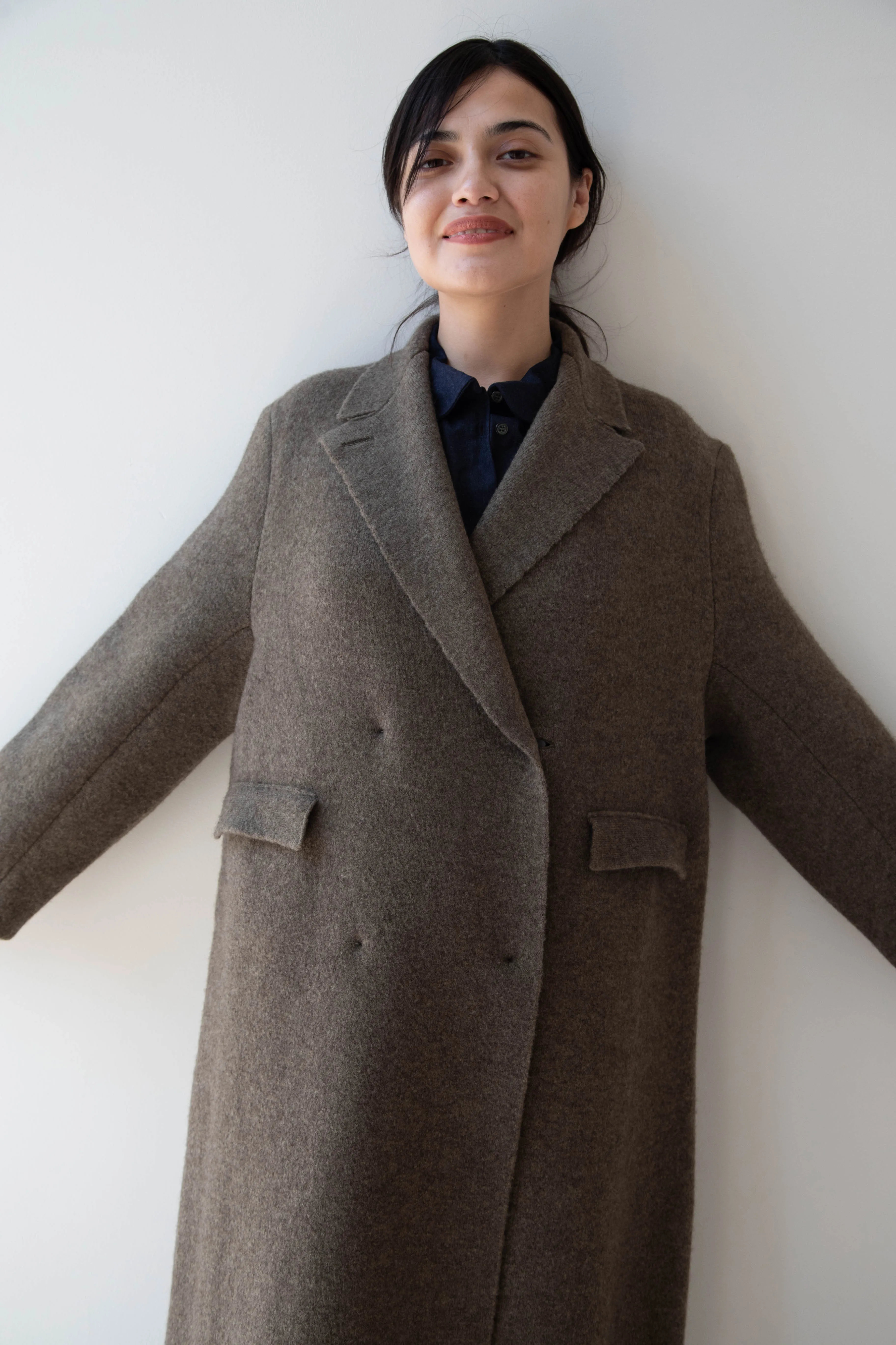 Boboutic | Double Outerwear Coat in Forest Green