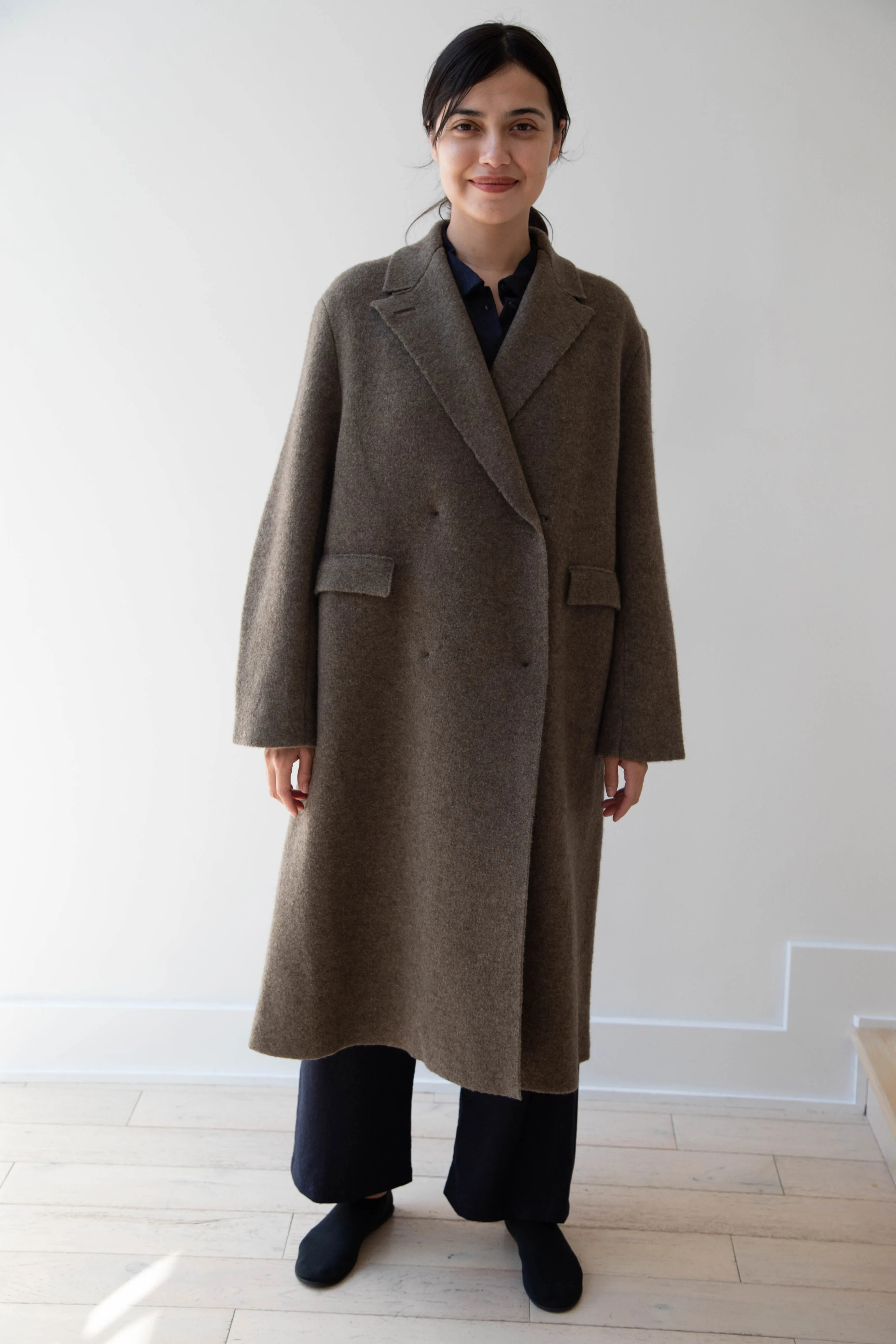 Boboutic | Double Outerwear Coat in Forest Green