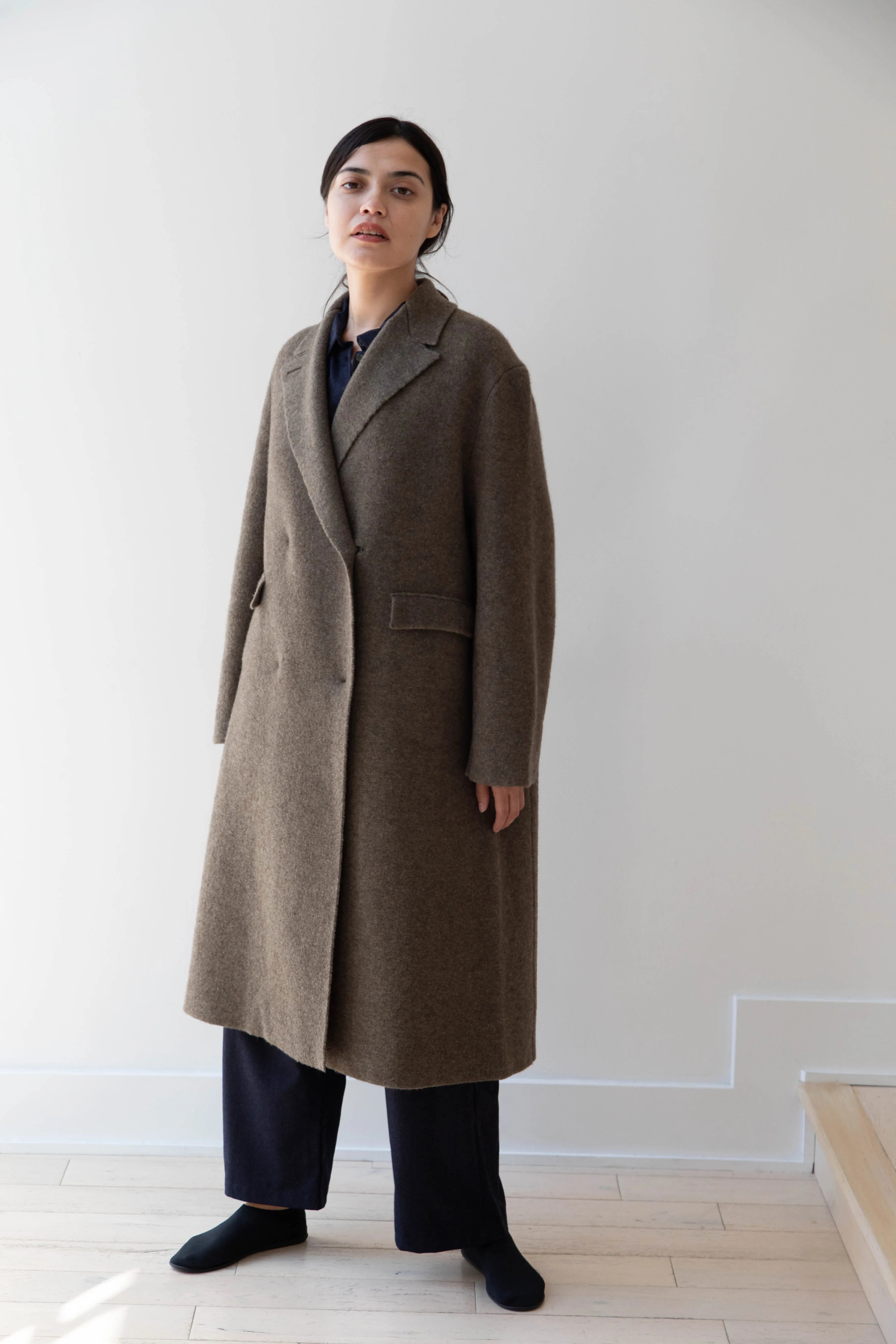 Boboutic | Double Outerwear Coat in Forest Green