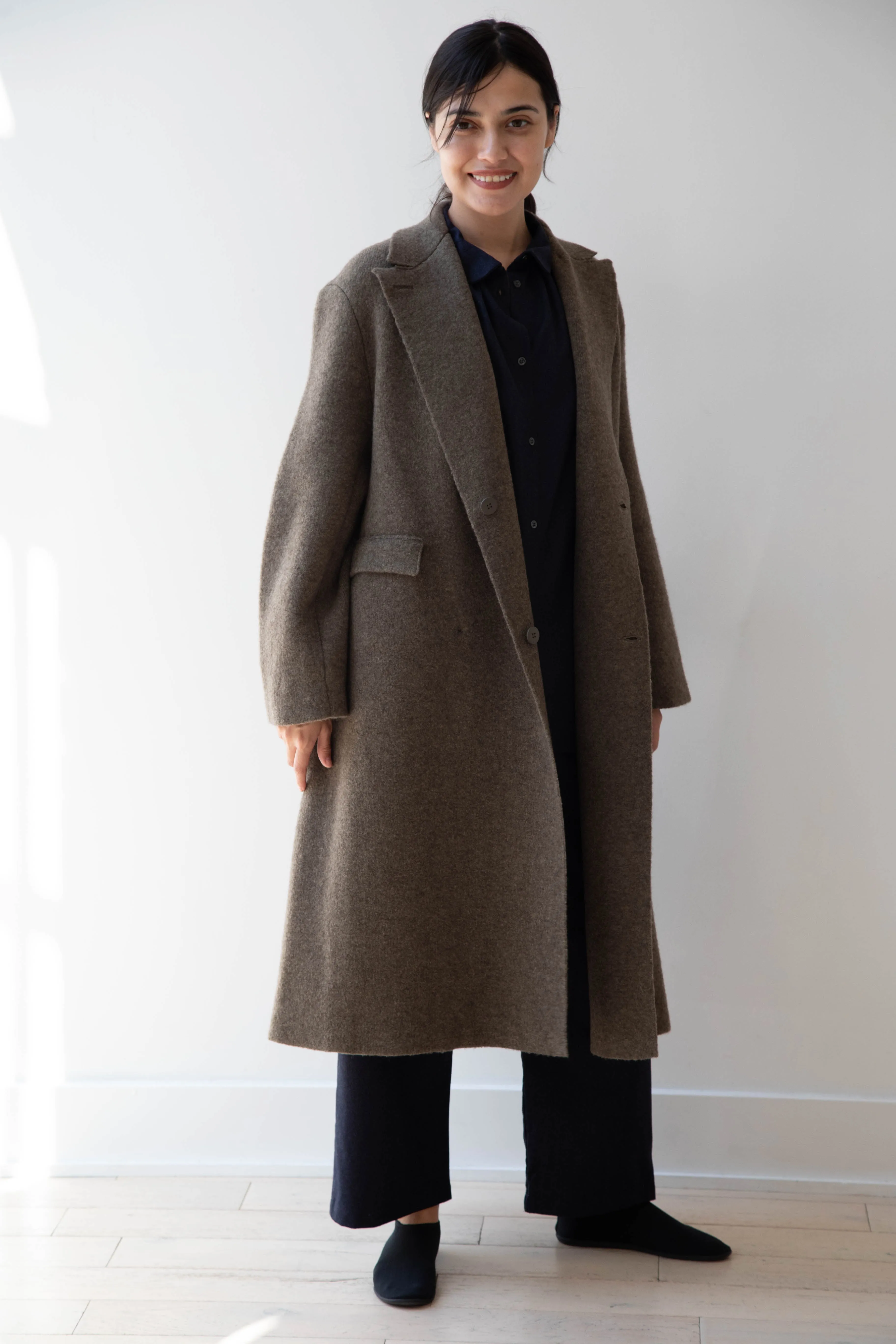 Boboutic | Double Outerwear Coat in Forest Green