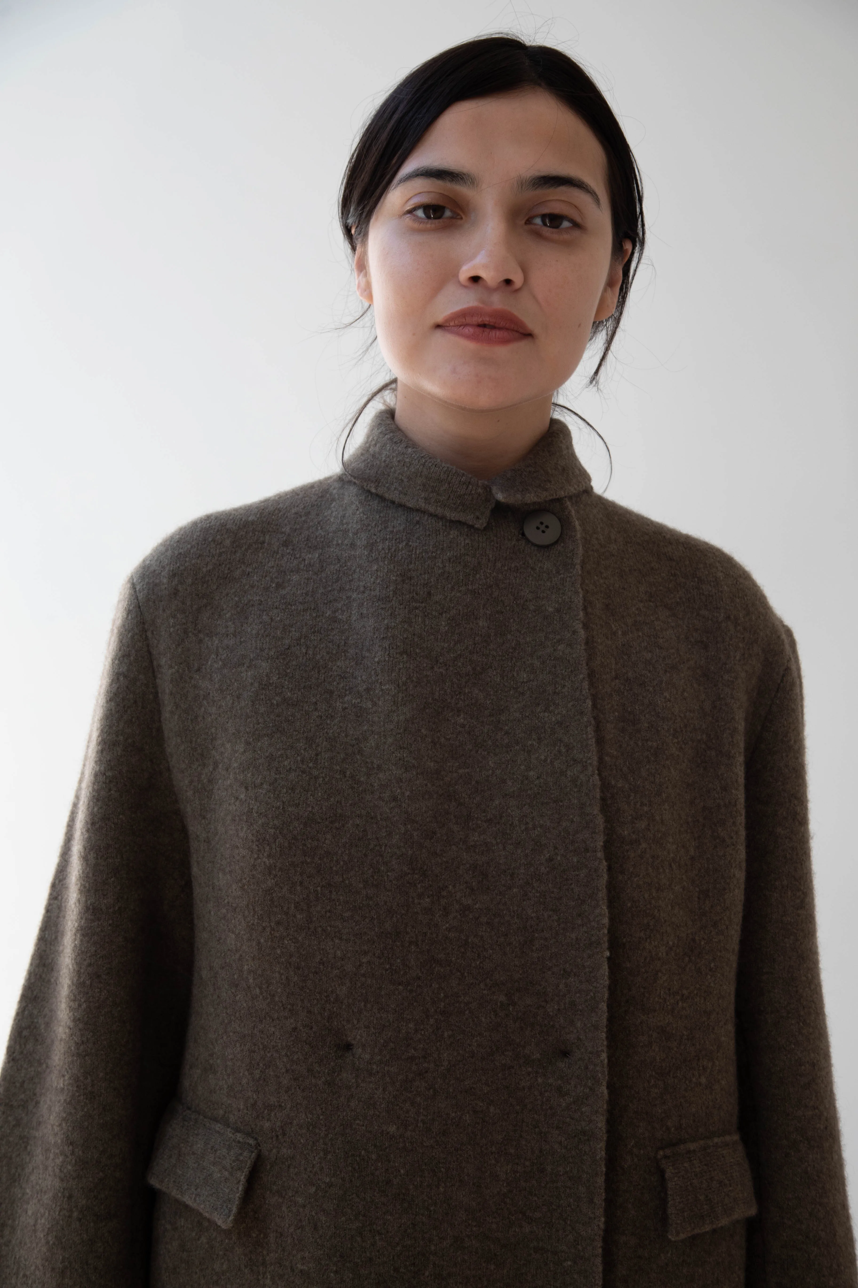 Boboutic | Double Outerwear Coat in Forest Green