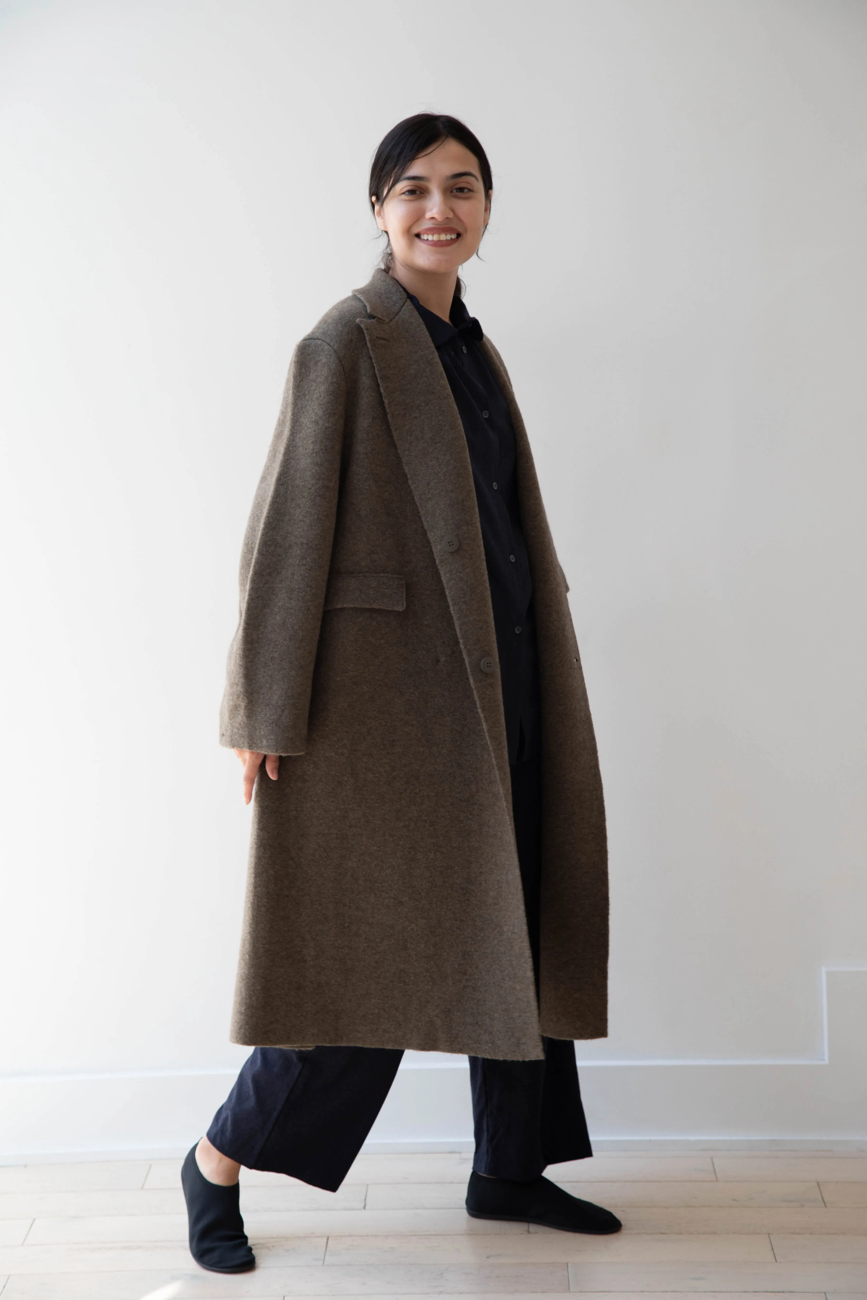 Boboutic | Double Outerwear Coat in Forest Green