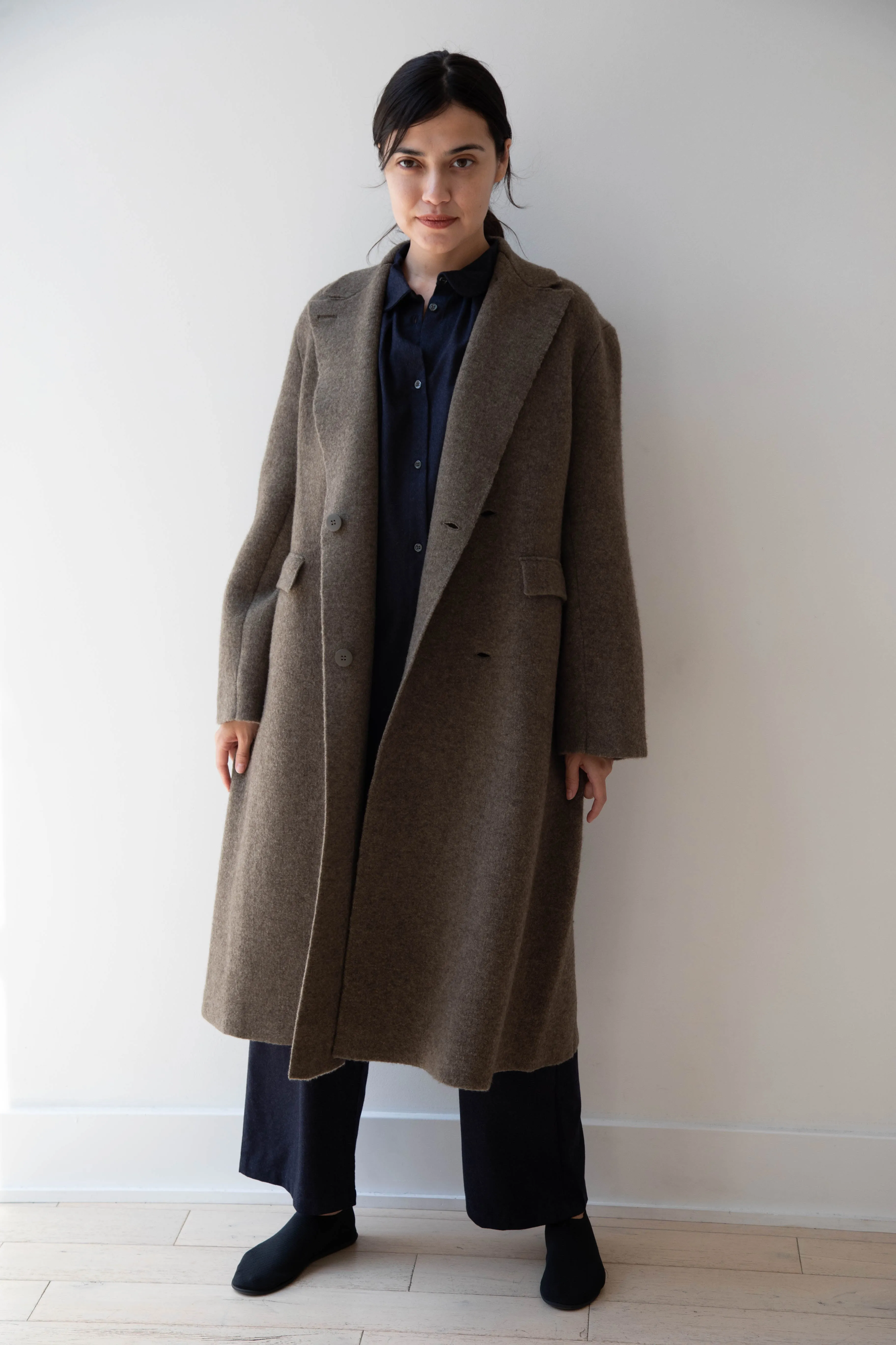 Boboutic | Double Outerwear Coat in Forest Green
