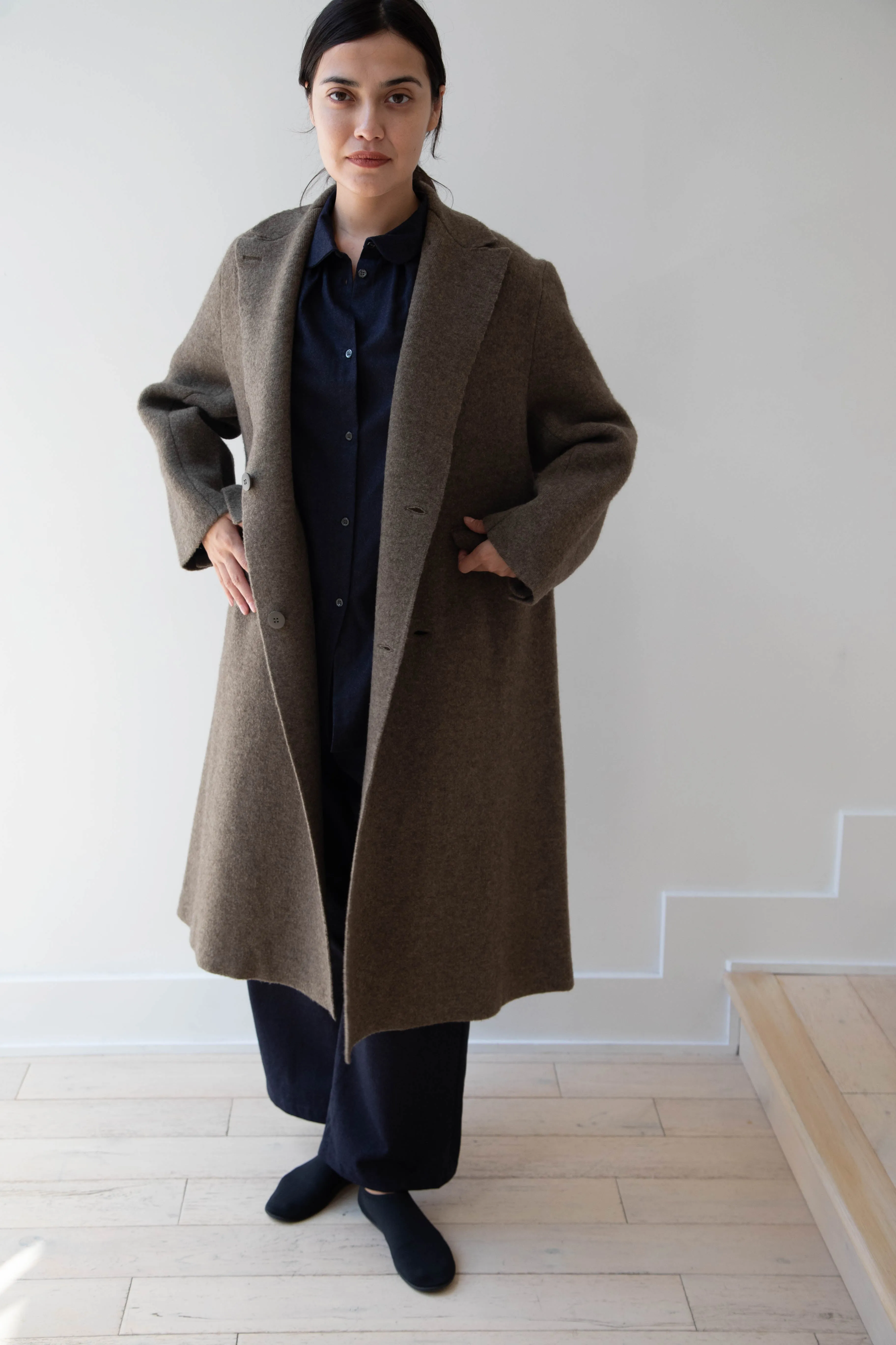 Boboutic | Double Outerwear Coat in Forest Green