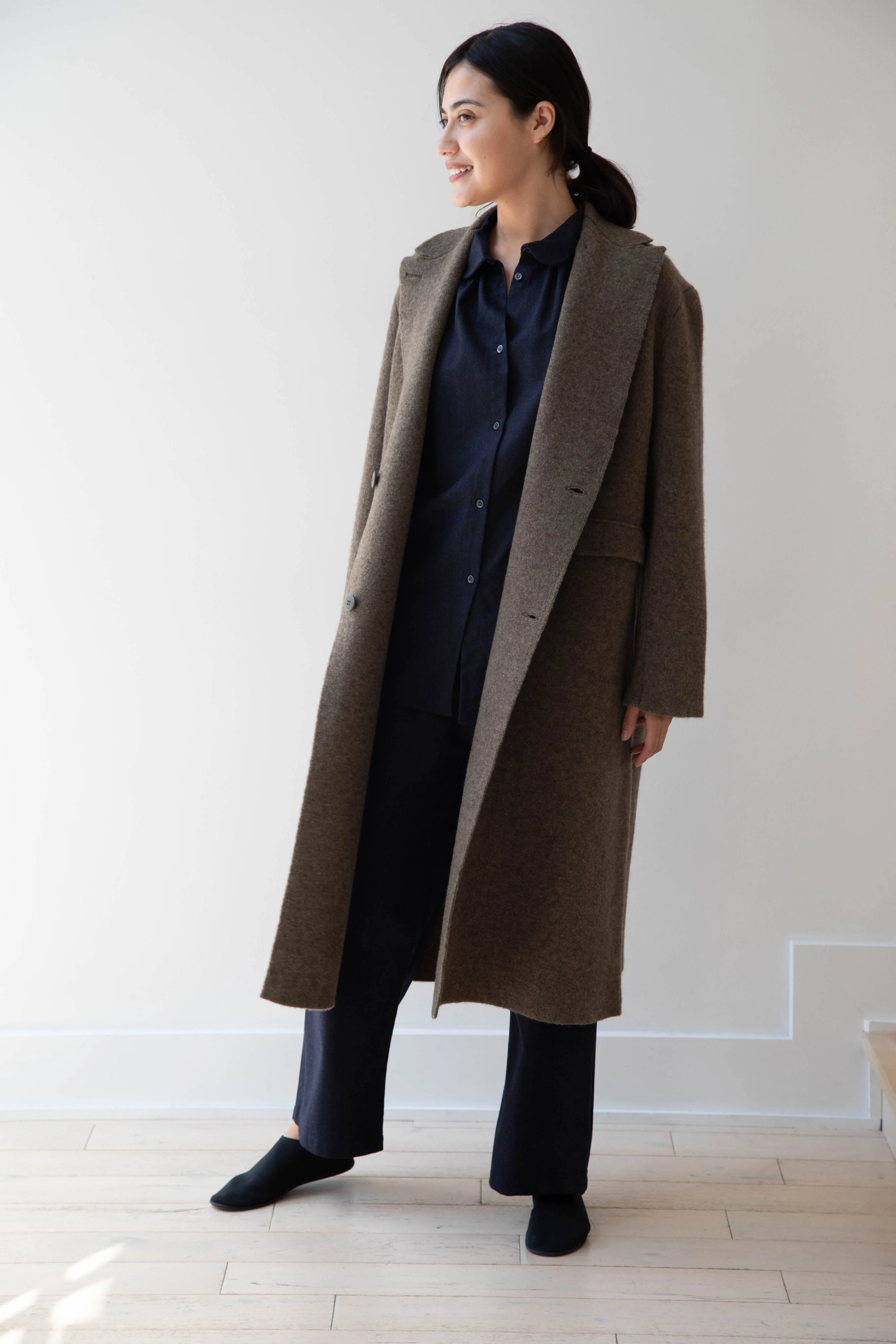 Boboutic | Double Outerwear Coat in Forest Green