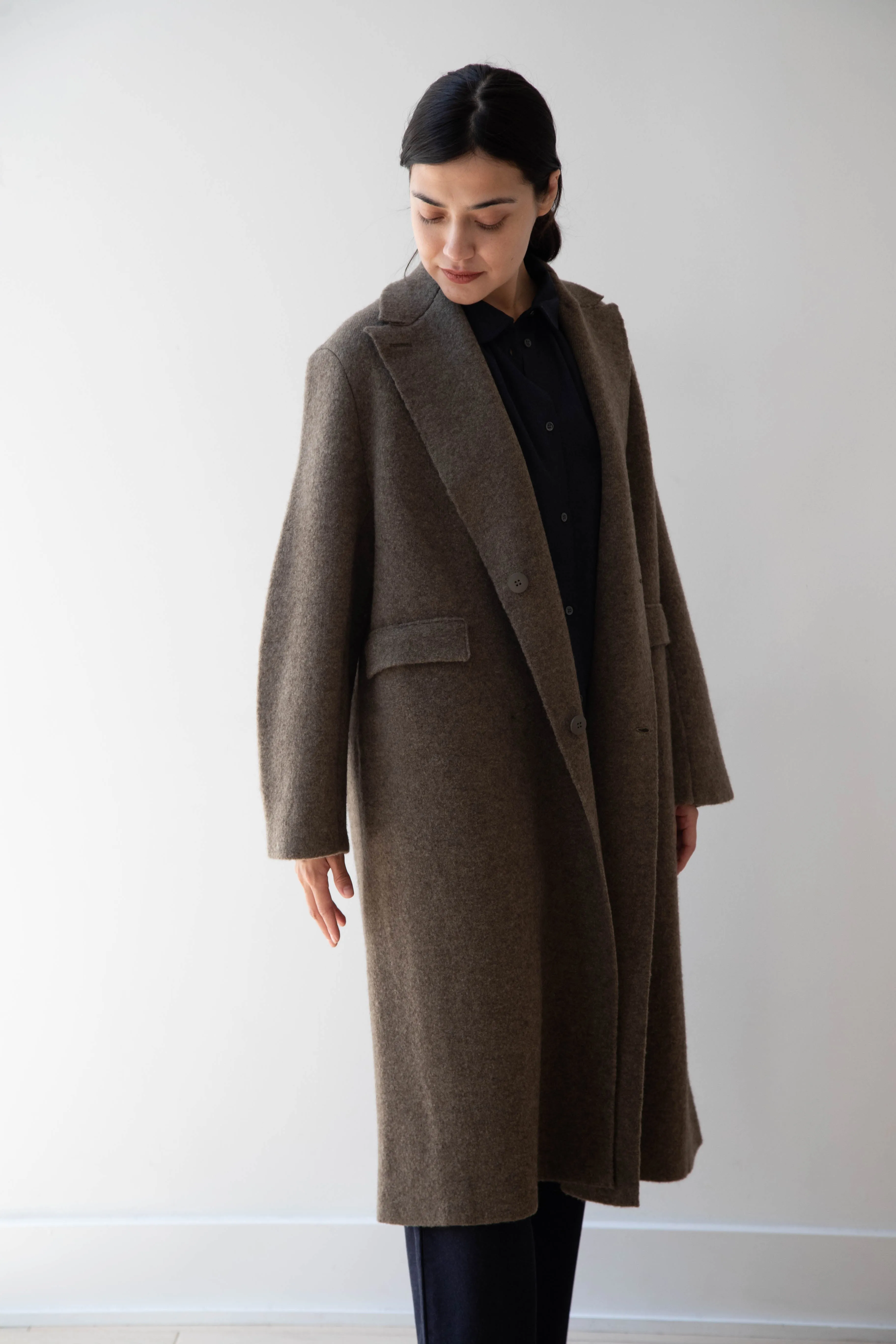 Boboutic | Double Outerwear Coat in Forest Green