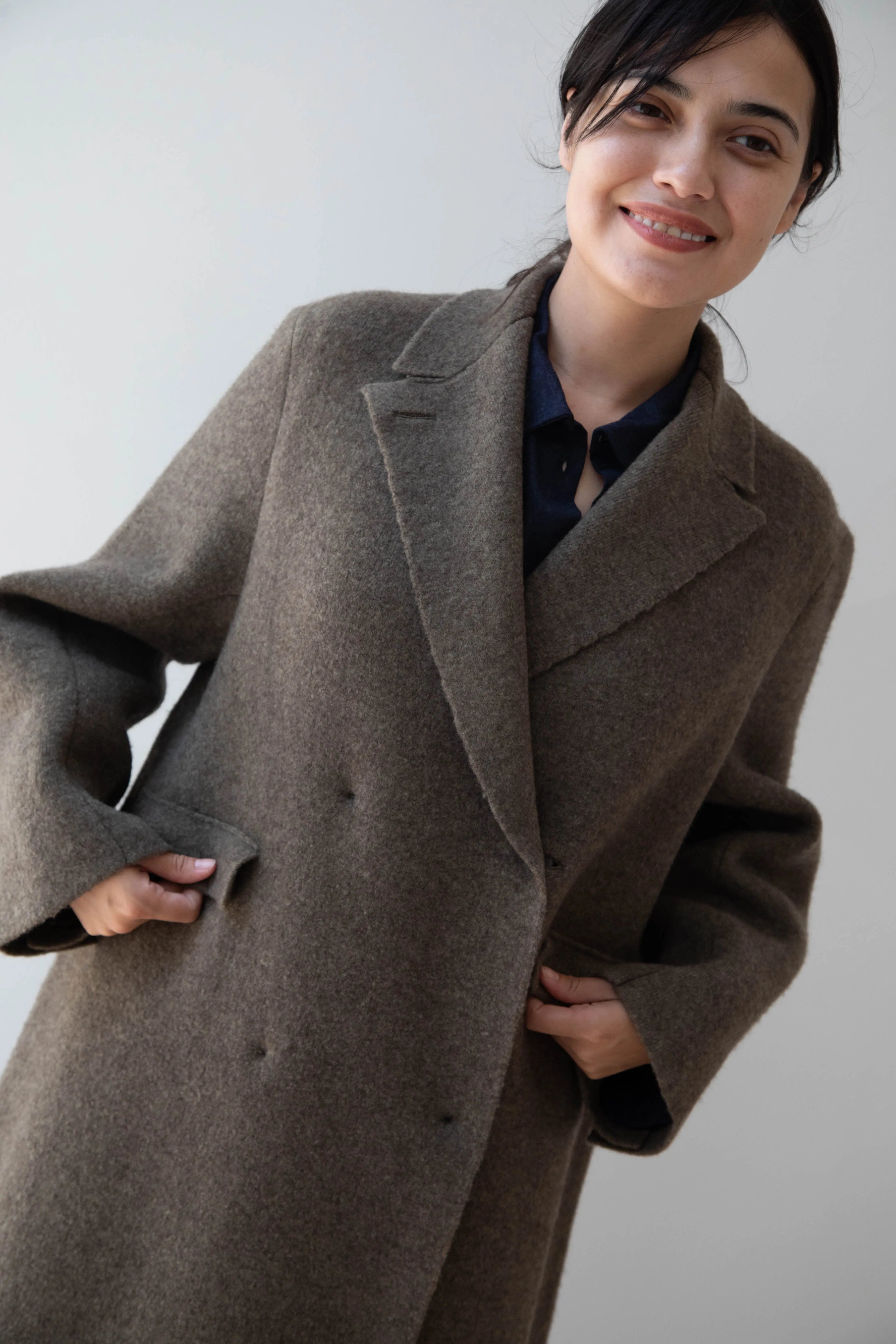 Boboutic | Double Outerwear Coat in Forest Green