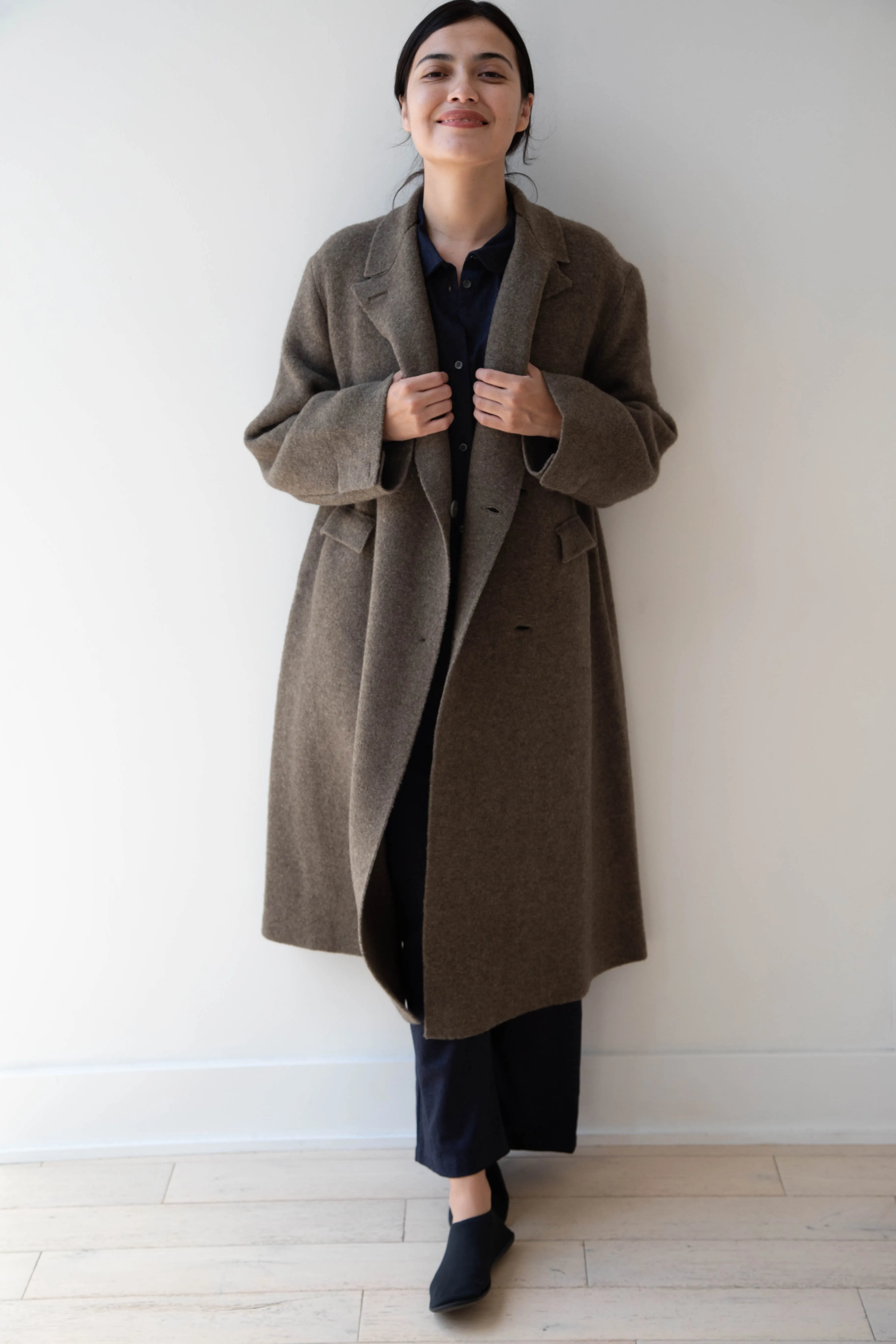 Boboutic | Double Outerwear Coat in Forest Green