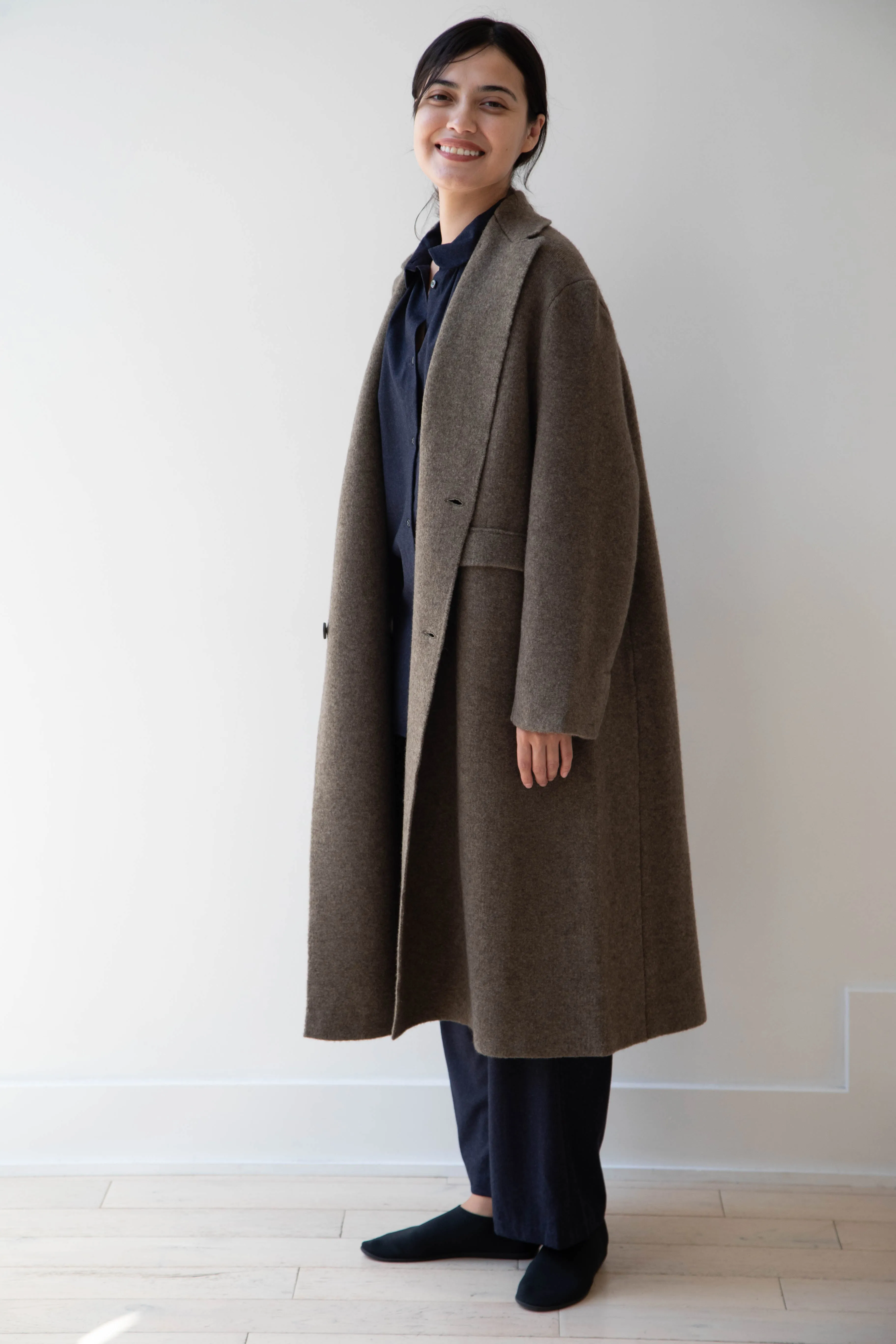 Boboutic | Double Outerwear Coat in Forest Green