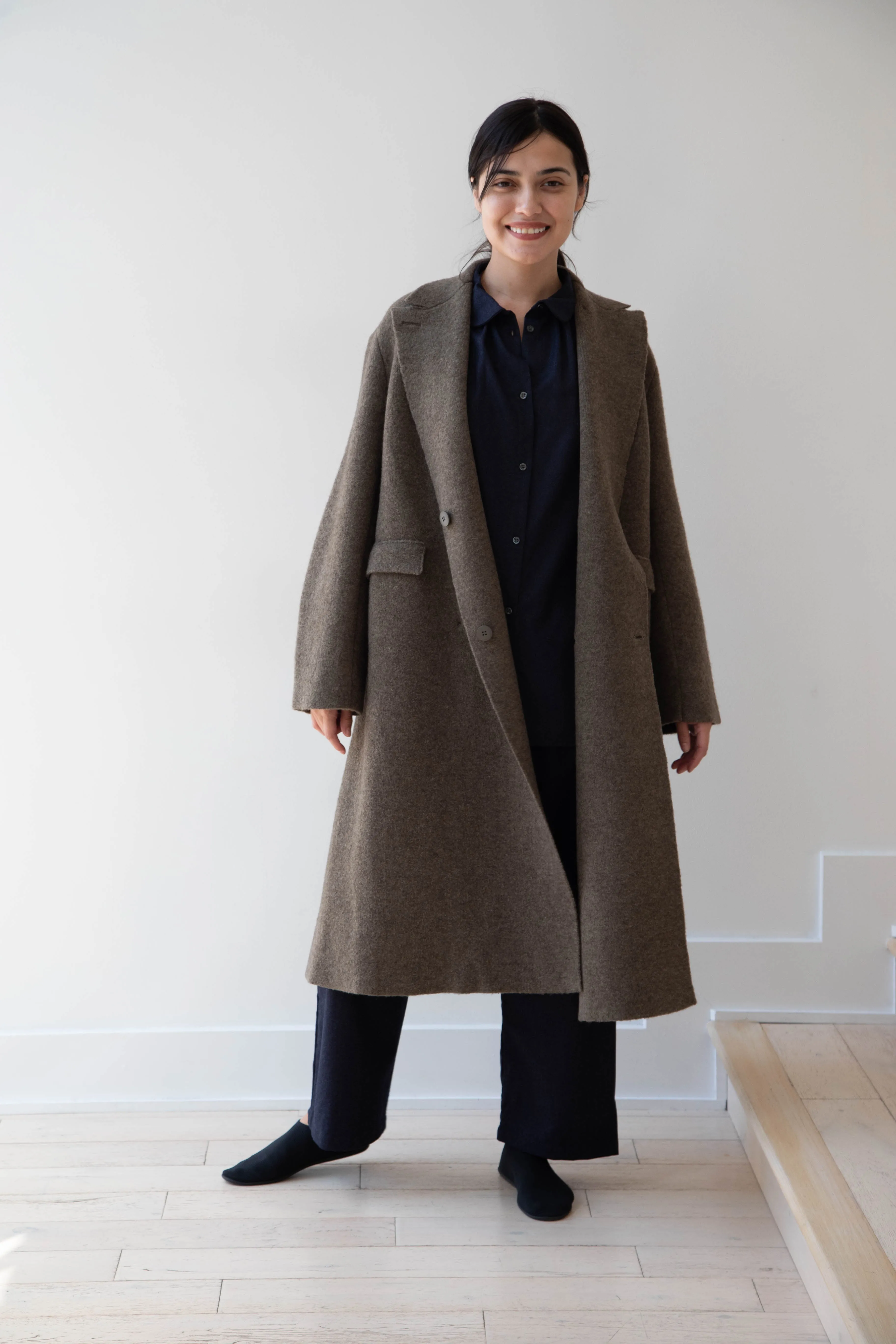 Boboutic | Double Outerwear Coat in Forest Green