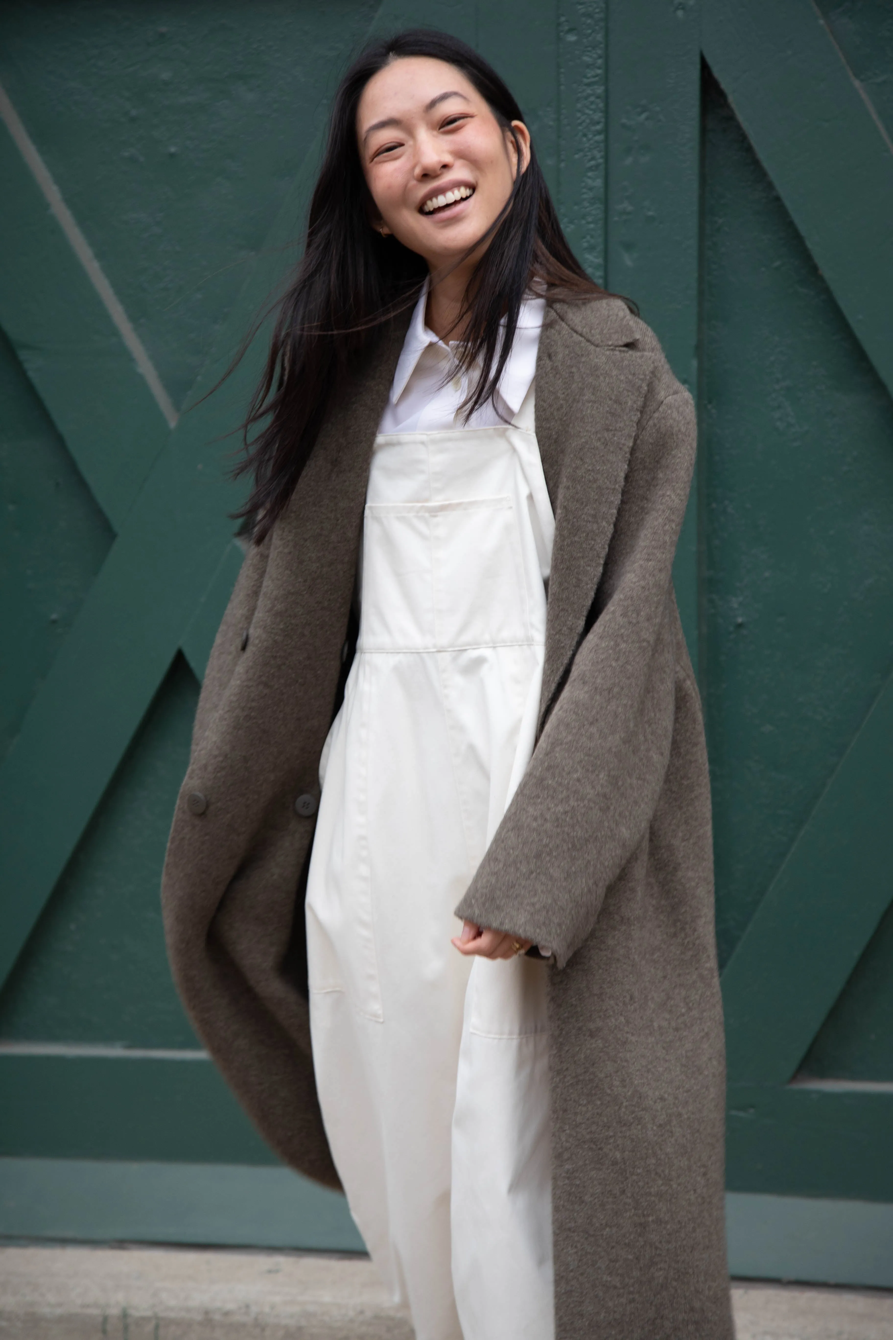 Boboutic | Double Outerwear Coat in Forest Green