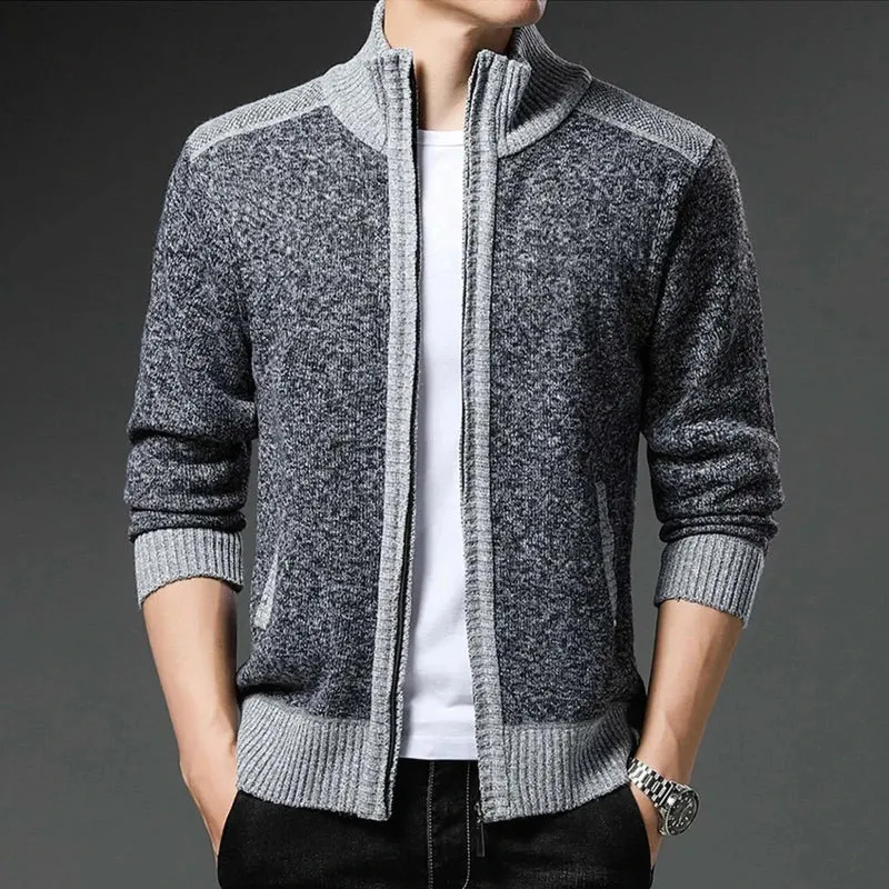 BRIXTON ZIP UP SWEATER