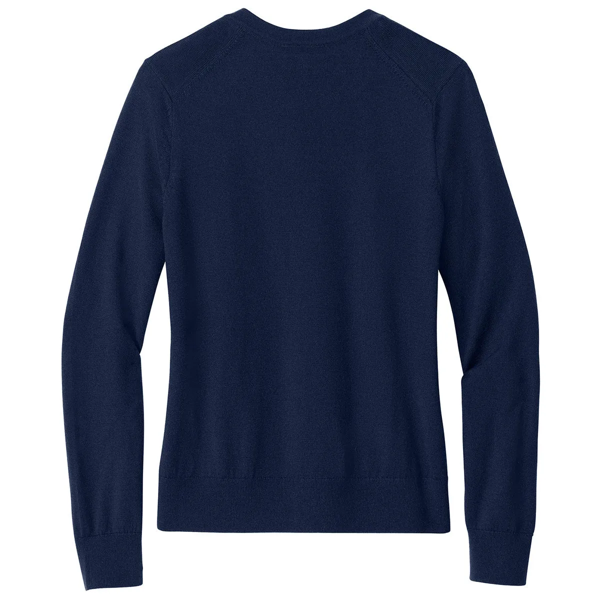 Brooks Brothers Women's Navy Blazer Washable Merino Cardigan Sweater