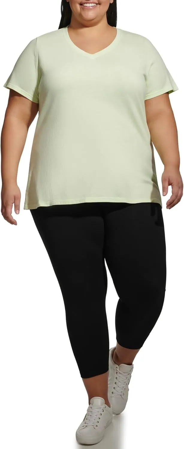 Calvin Klein Performance Women's Plus Size Ruched Long Sleeve Zip Front Hoodie