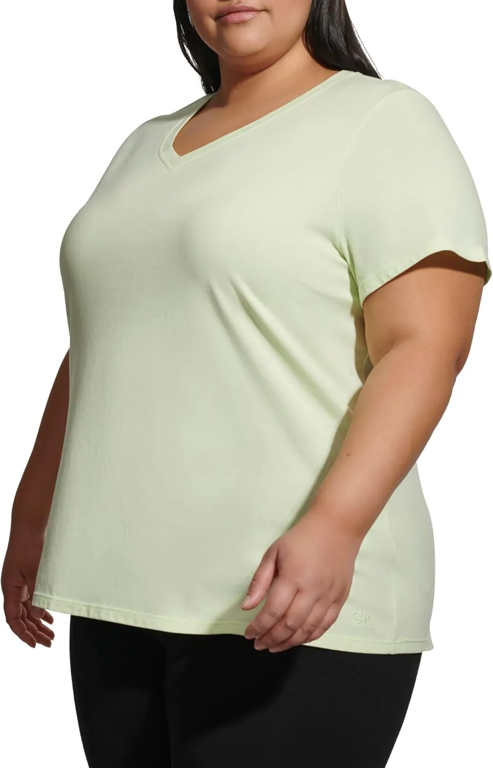 Calvin Klein Performance Women's Plus Size Ruched Long Sleeve Zip Front Hoodie