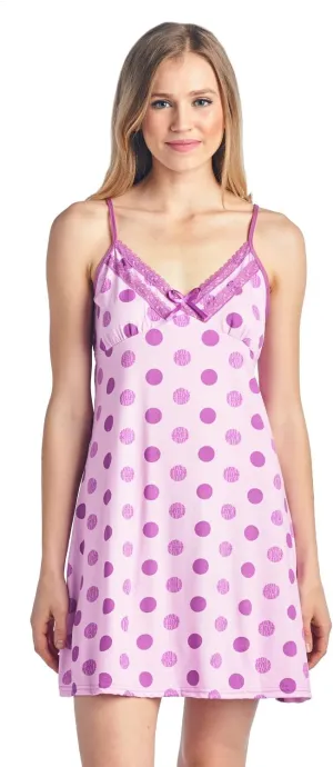 Casual Nights Women's Sleepwear Camisole Nightshirt Nightie Chemise