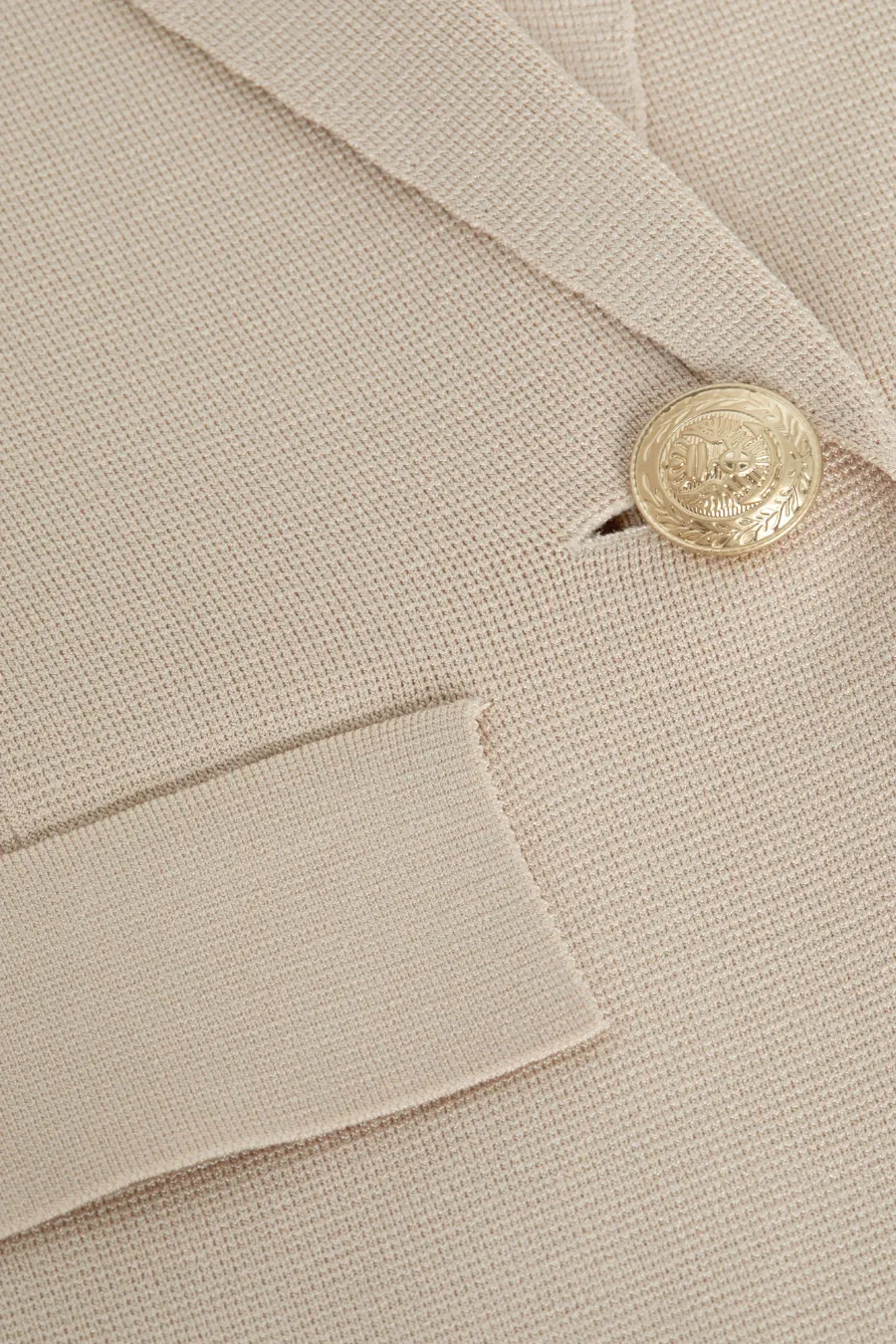 Chamberlain Knit Blazer Champagne/ Gold