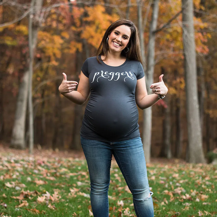 Charcoal Preggers Maternity Shirts