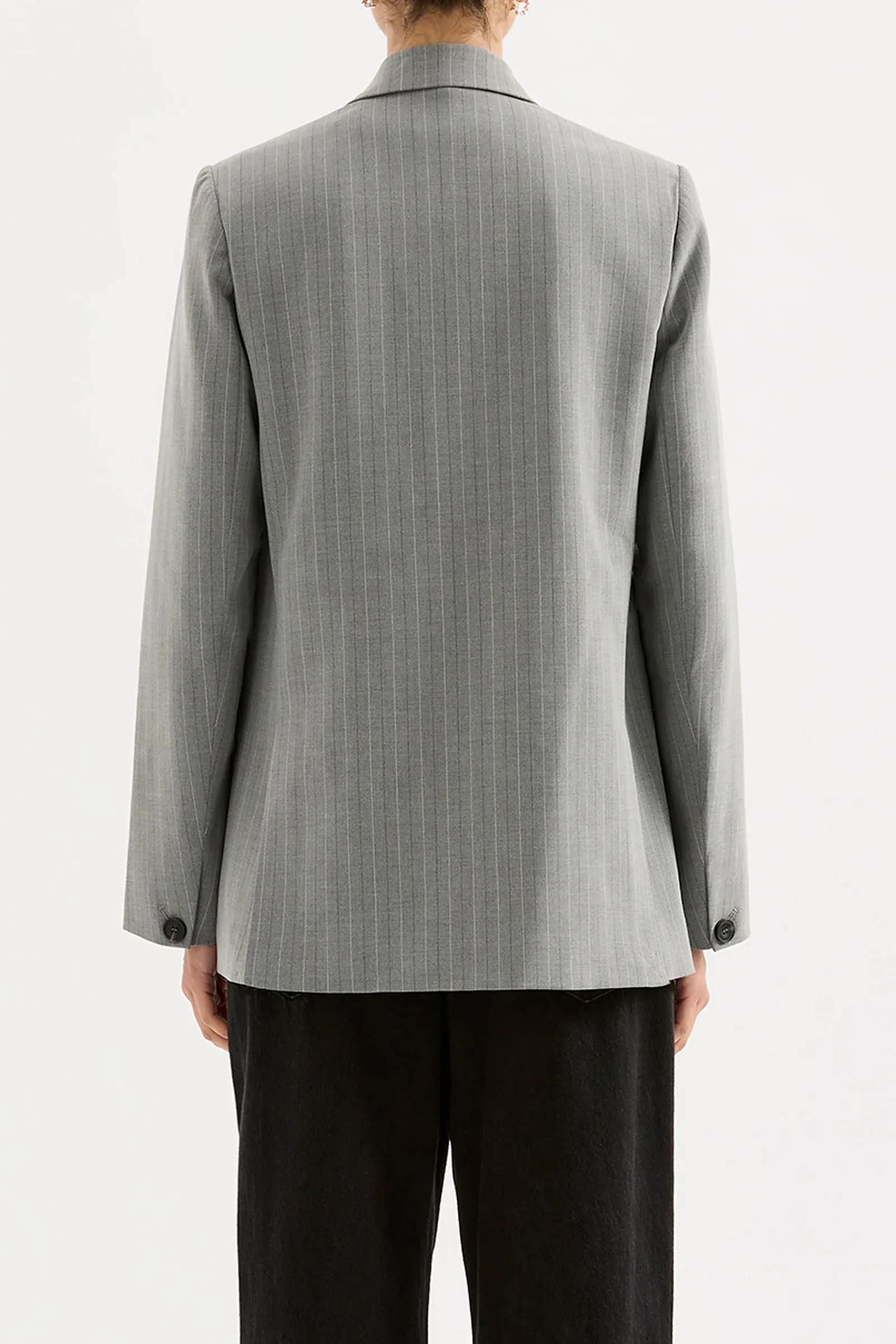 Cilia Blazer Steel Stripe
