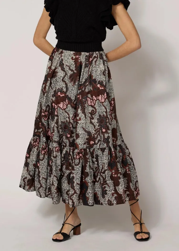 Cleobella Keisha Ankle Skirt- Castello