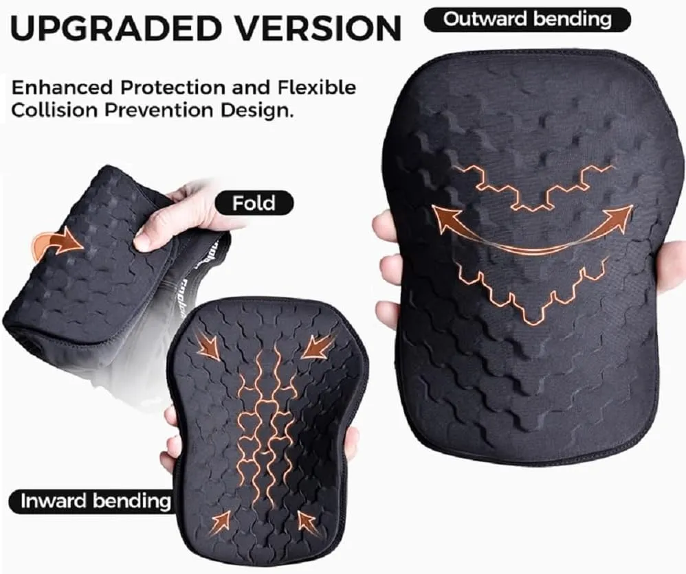 COOLOMG Men Basketball Leggings with Knee Pads Capri Padded Compression Pants Athletic Tights