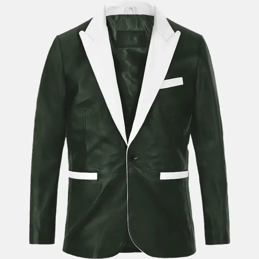 Firefly Mens Leather Blazer