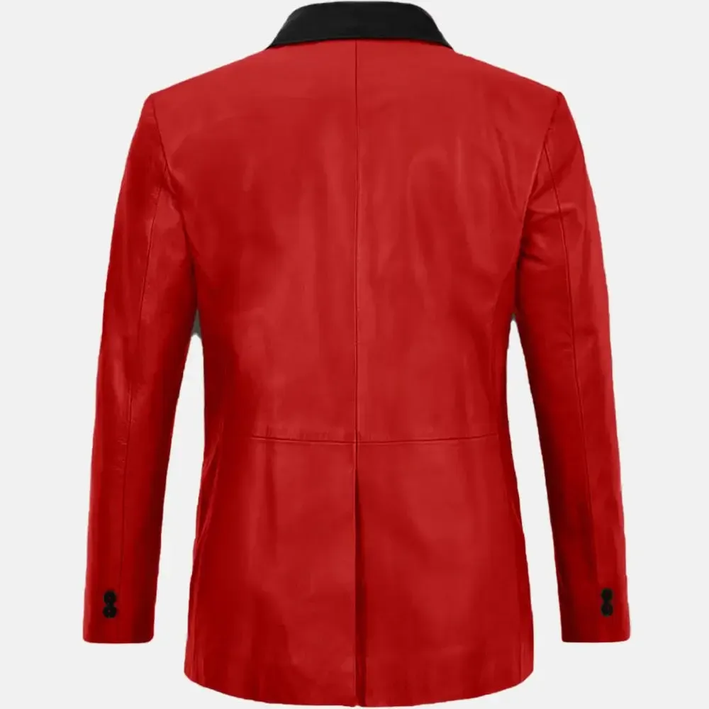Firefly Mens Leather Blazer