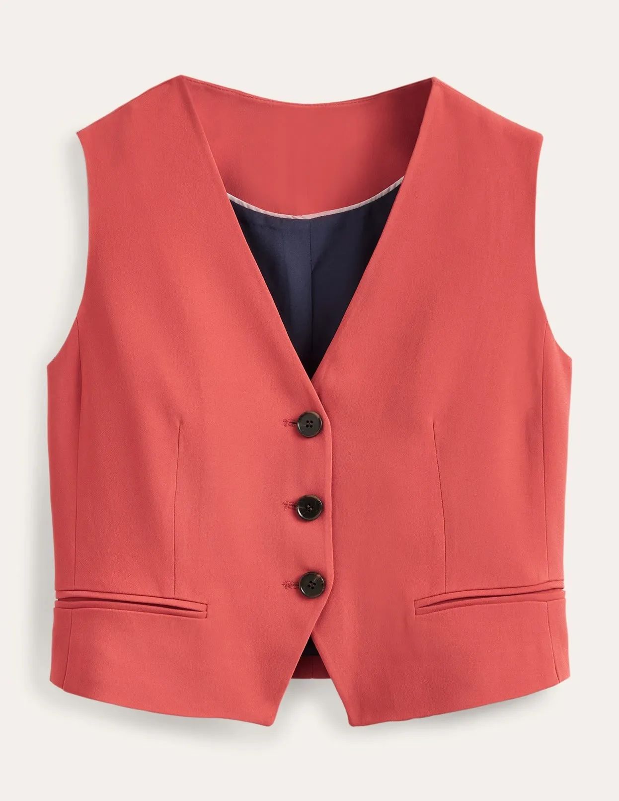 Fluid Tailored Waistcoat-Fox