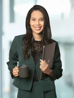 Green Solid Fitted Blazer